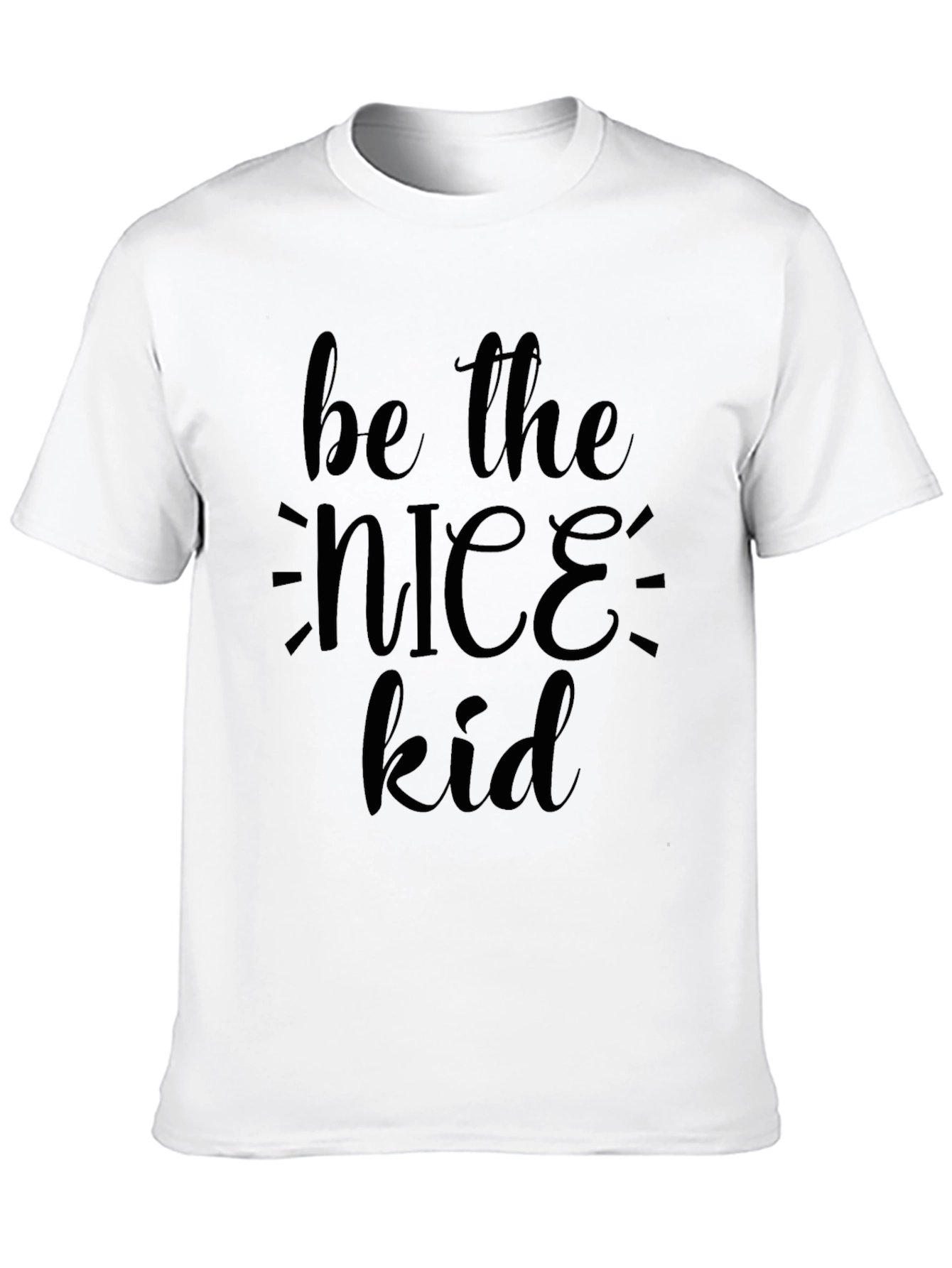 Be the Nice Kid Black Graphic Tee