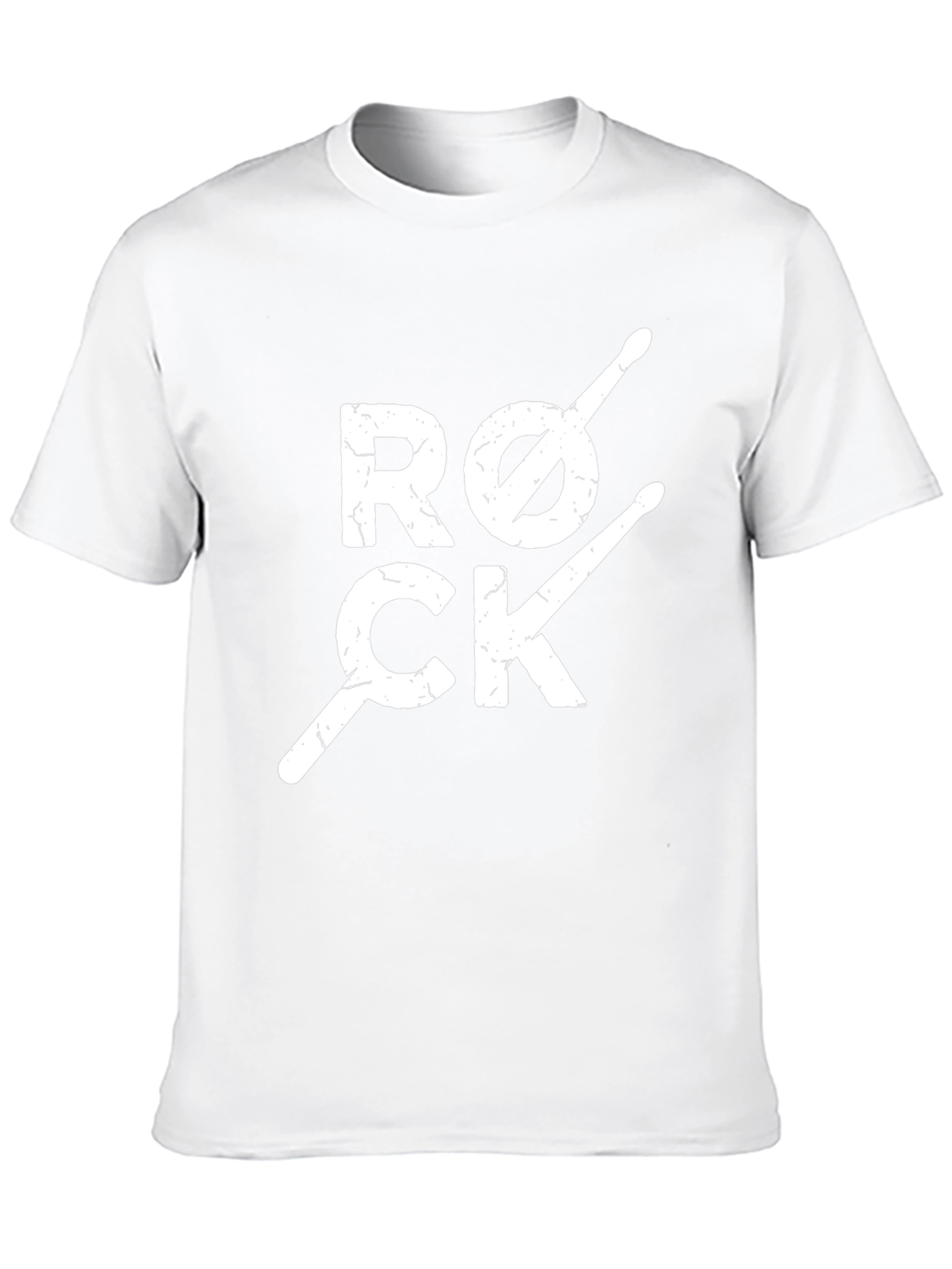 Rock Music Drummer T-Shirt - Black