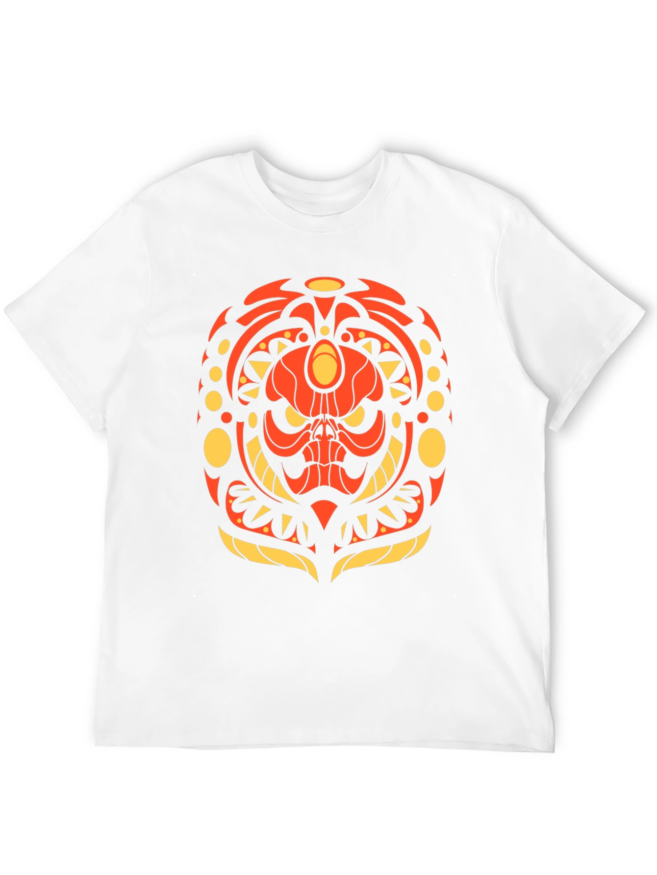 Tribal Skull Graphic Tee - Bold & Unique Design