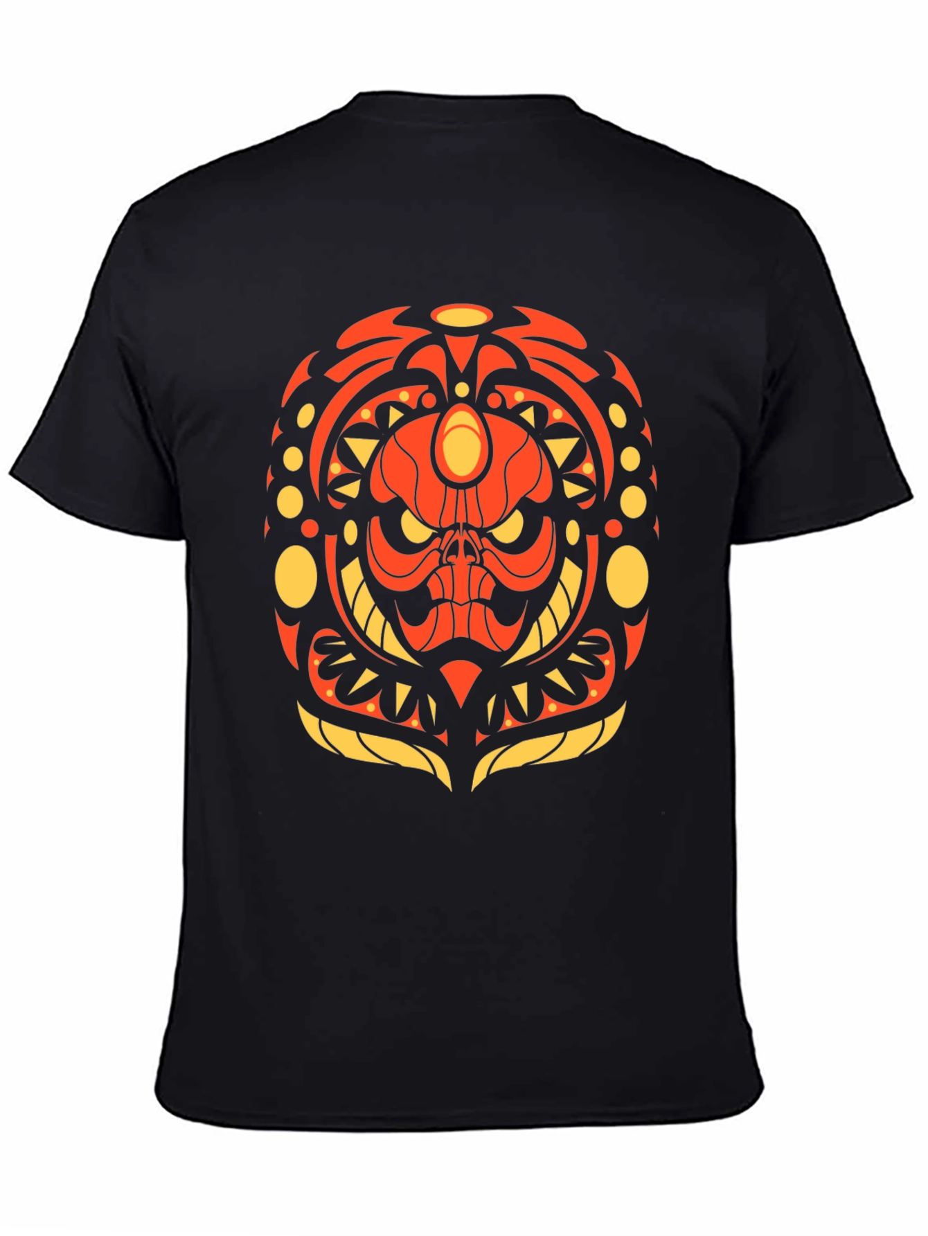 Tribal Skull Graphic Tee - Bold & Unique Design