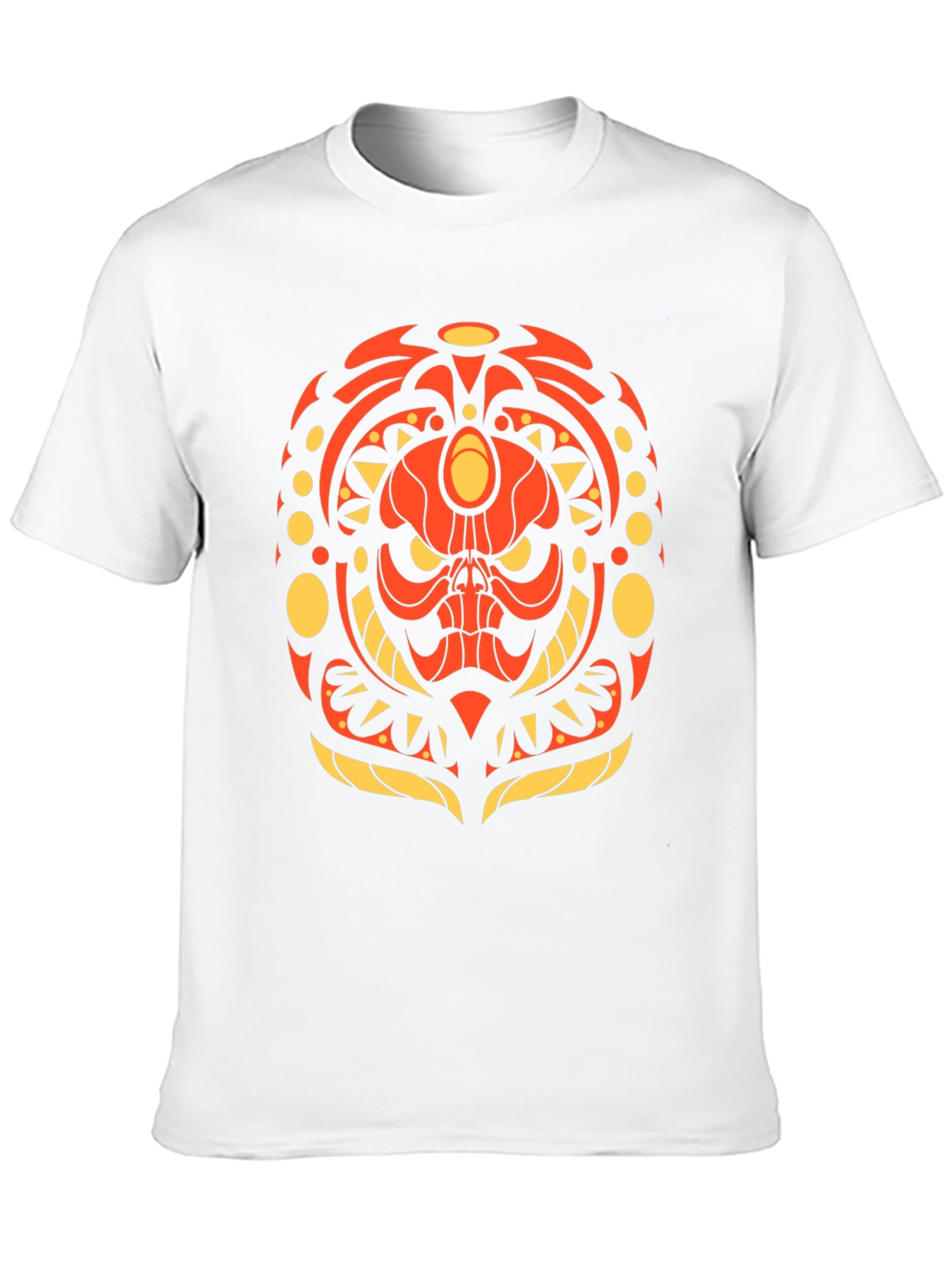 Tribal Skull Graphic Tee - Bold & Unique Design