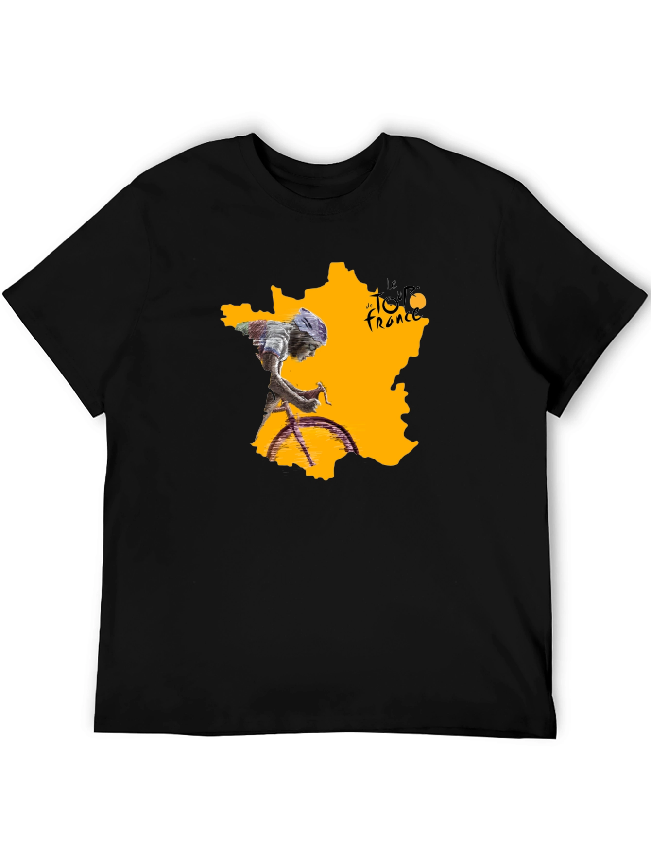 Tour de France Graphic Tee - Black