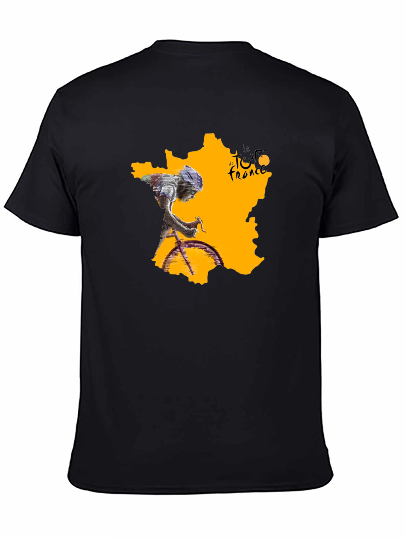 Tour de France Graphic Tee - Black