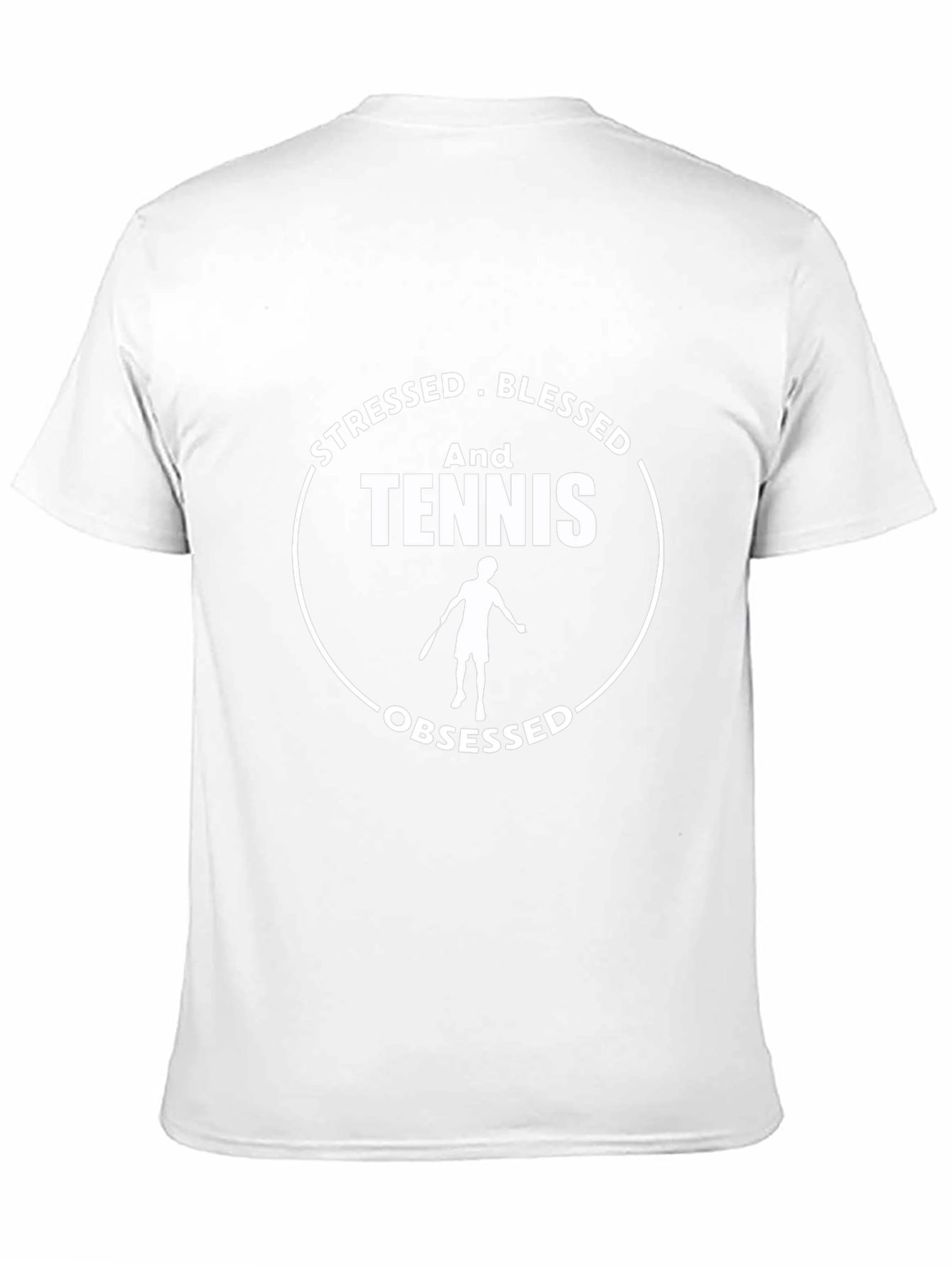 Stressed Blessed Tennis Obsessed Graphic T-Shirt
