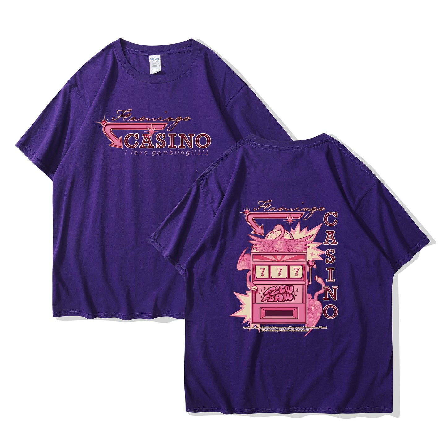 Travis Scotts Trendy CASINO Unisex Loose Hooded T-Shirt
