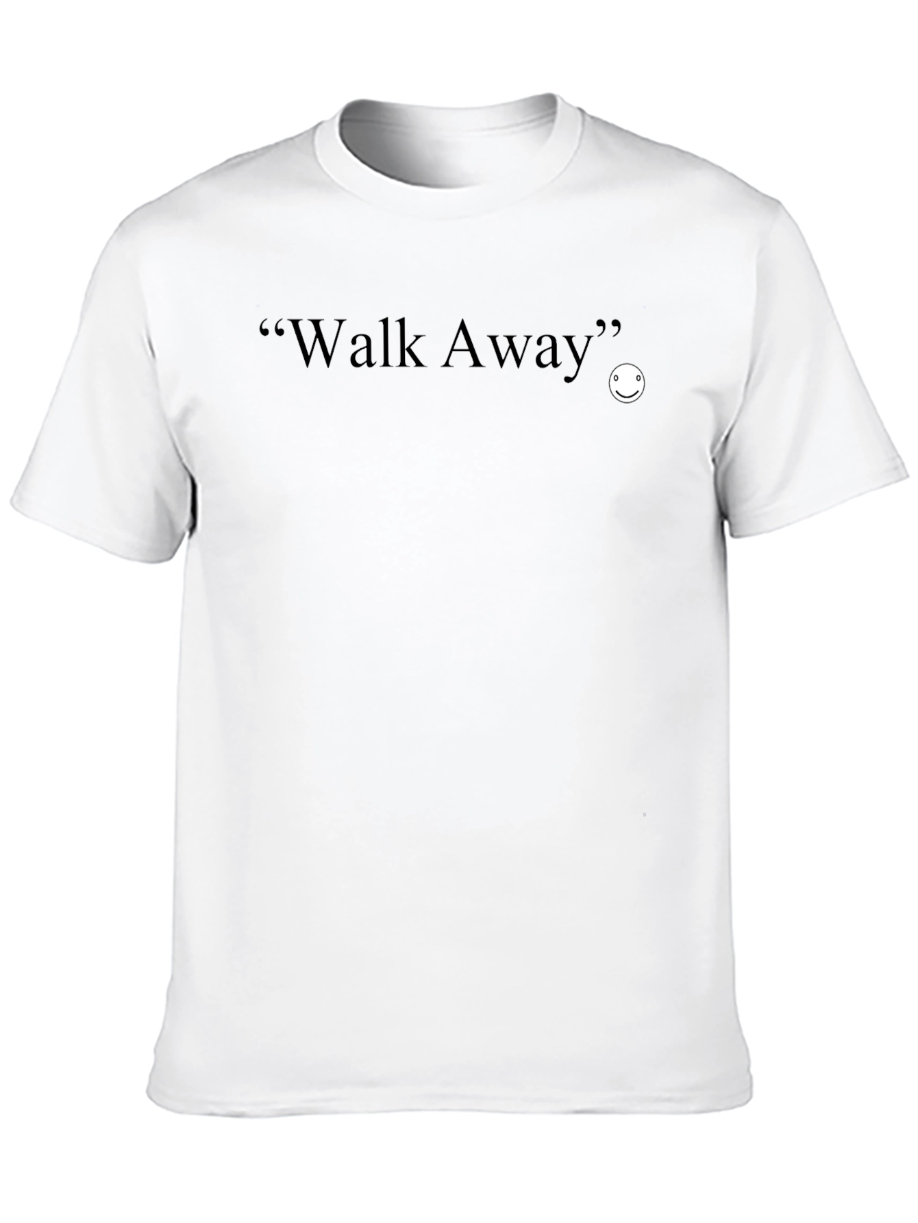Walk Away Graphic Tee - Soft Cotton Blend