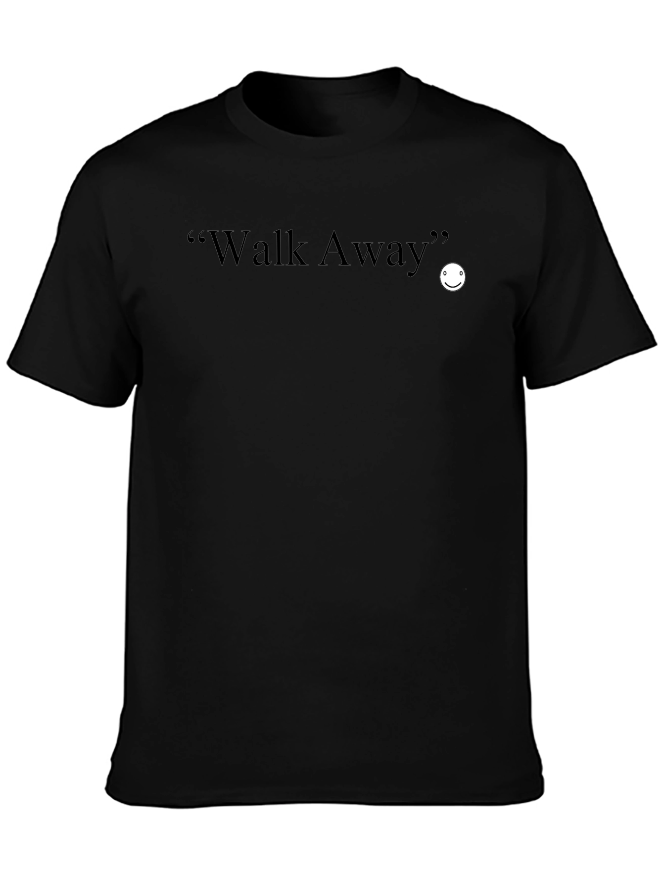 Walk Away Graphic Tee - Soft Cotton Blend