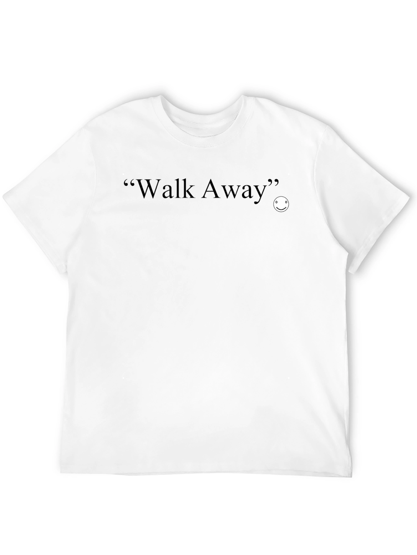 Walk Away Graphic Tee - Soft Cotton Blend