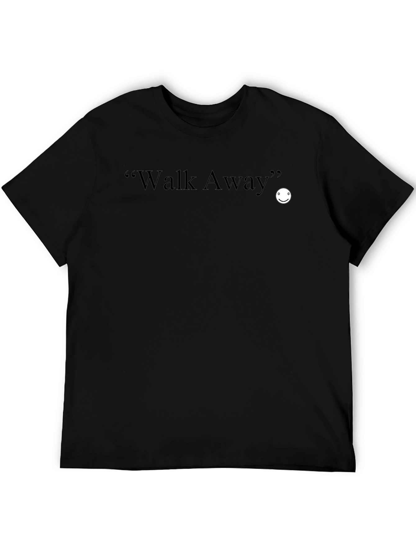 Walk Away Graphic Tee - Soft Cotton Blend
