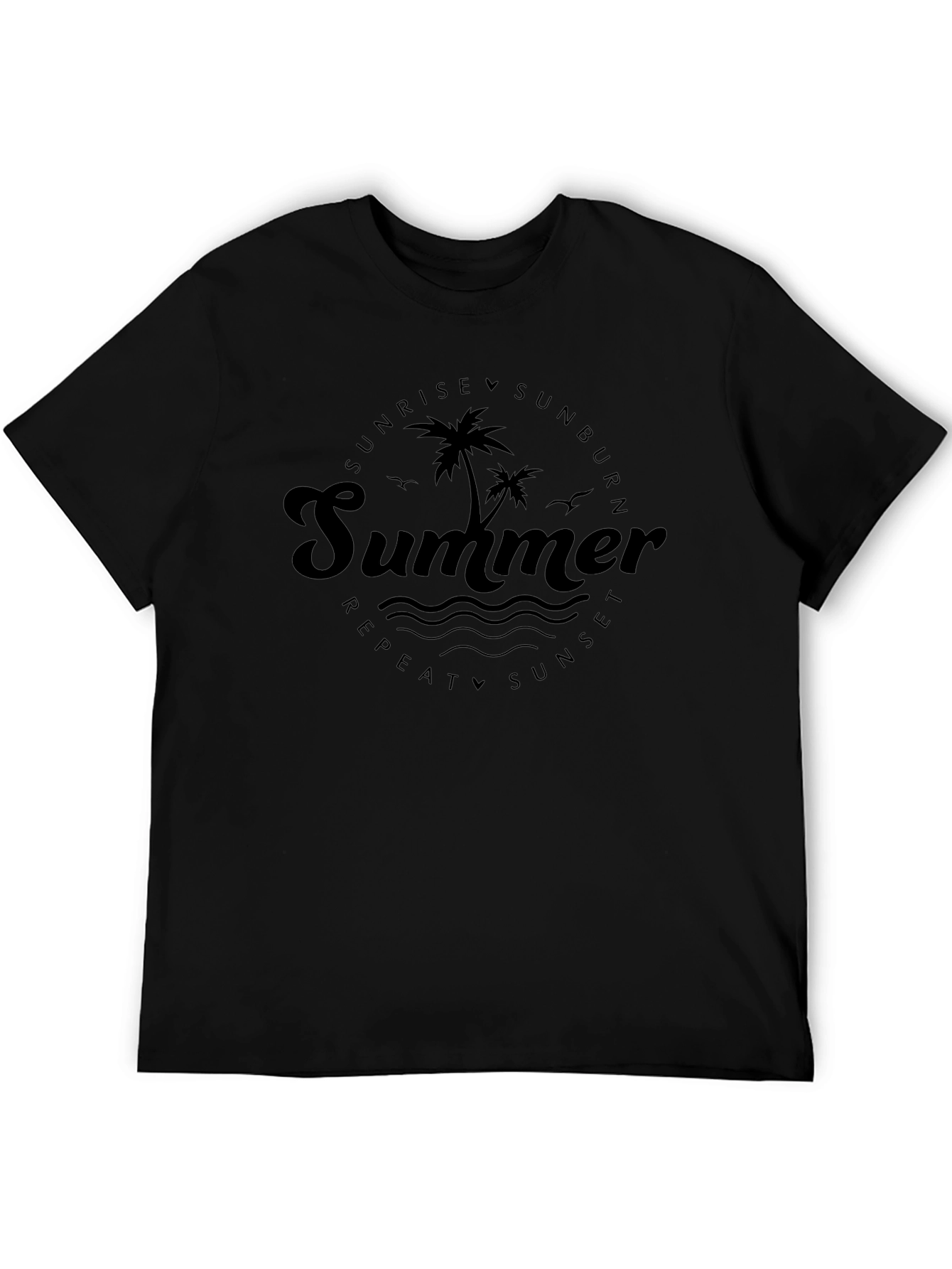 Summer Vibes Graphic Tee - Sunrise Sunburn Repeat