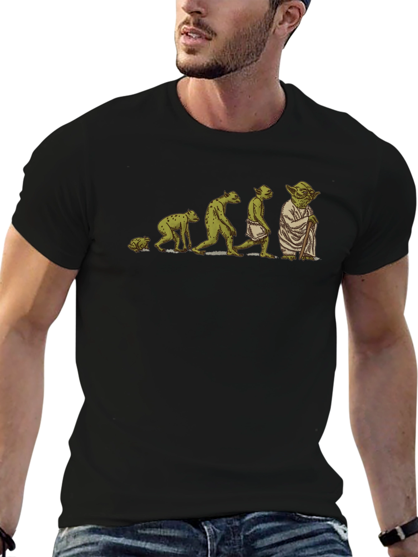 Yoda Evolution T-Shirt - Geeky Star Wars Tee