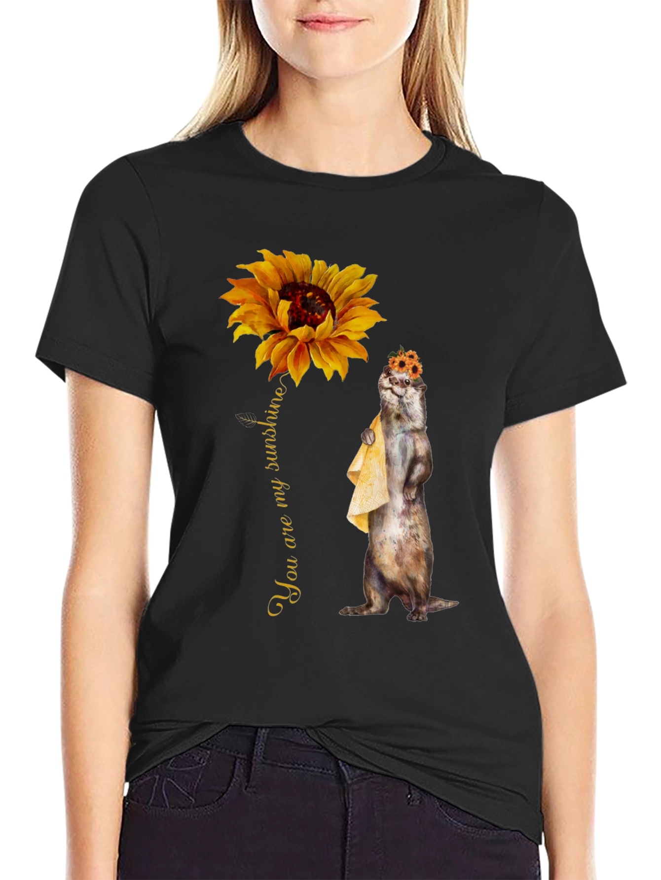 Sunflower Otter T-Shirt