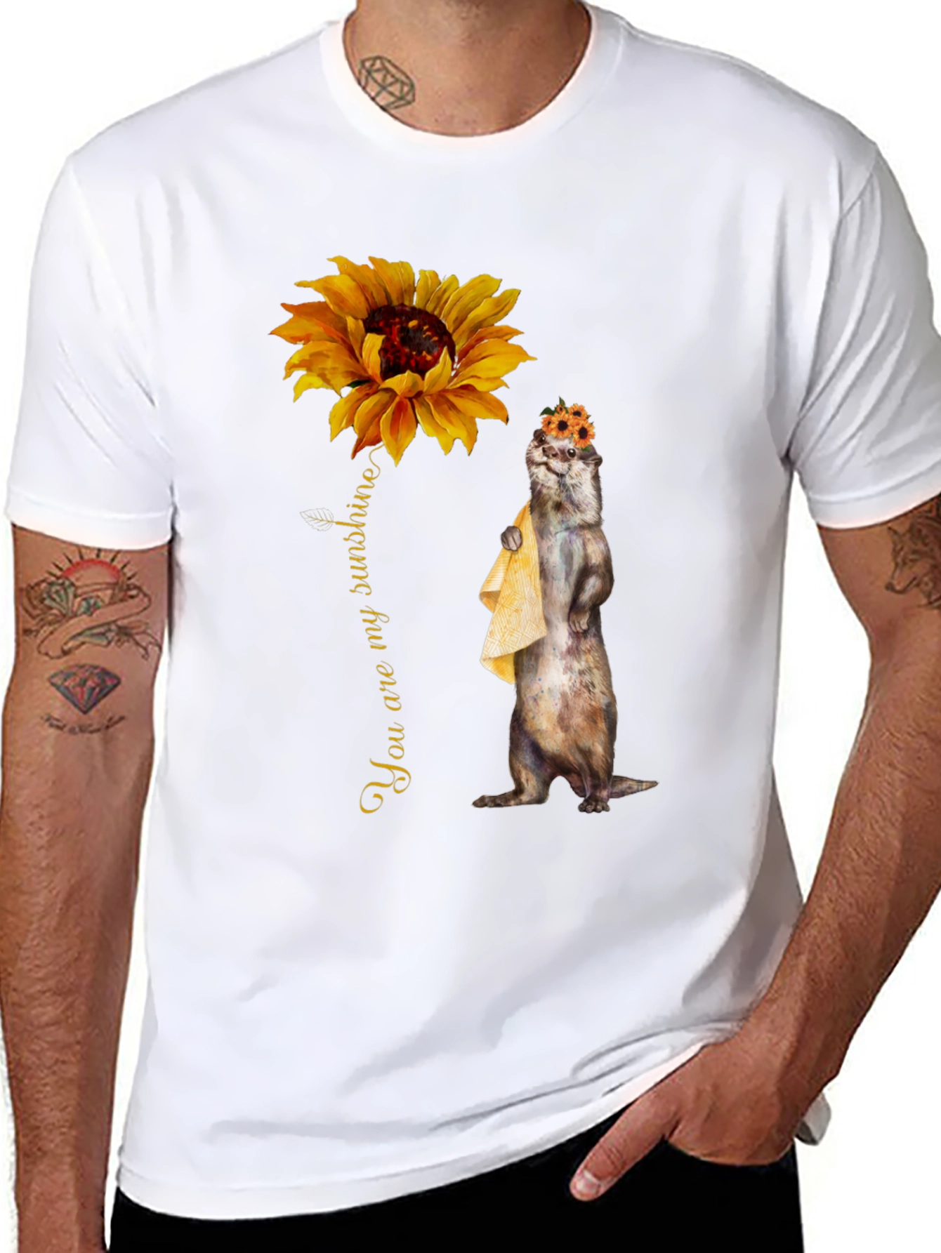 Sunflower Otter T-Shirt
