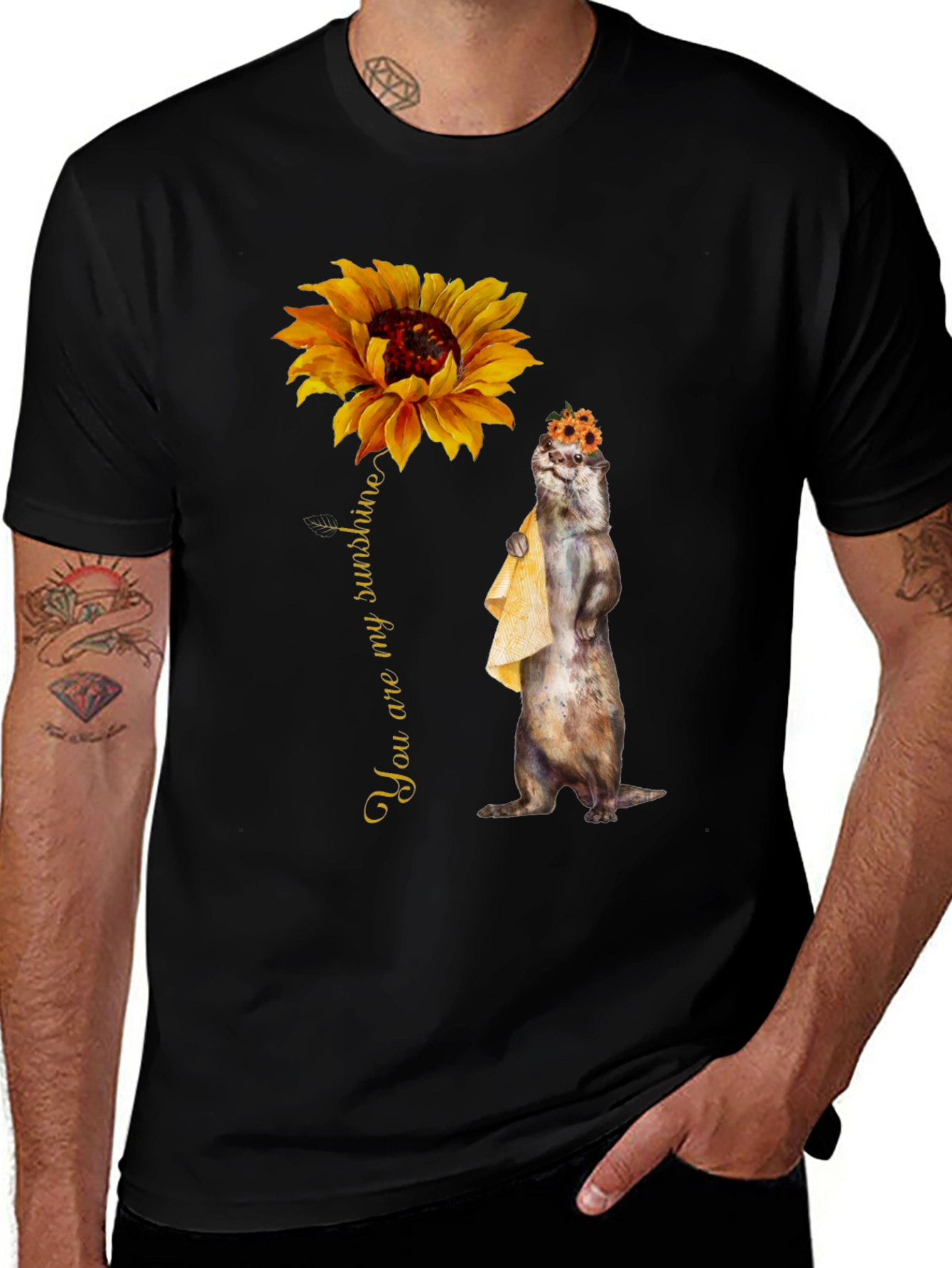 Sunflower Otter T-Shirt