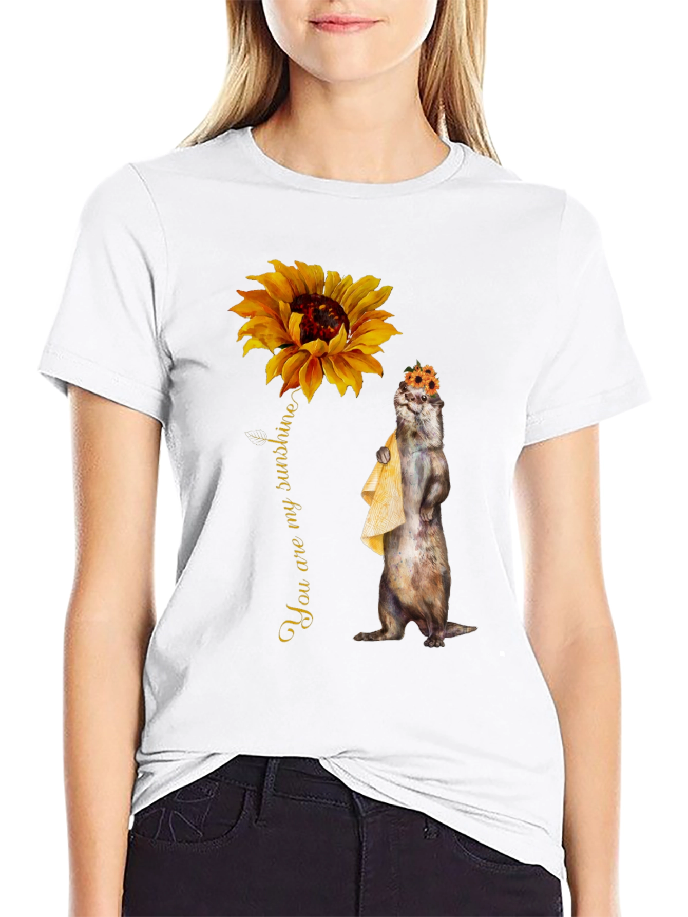 Sunflower Otter T-Shirt