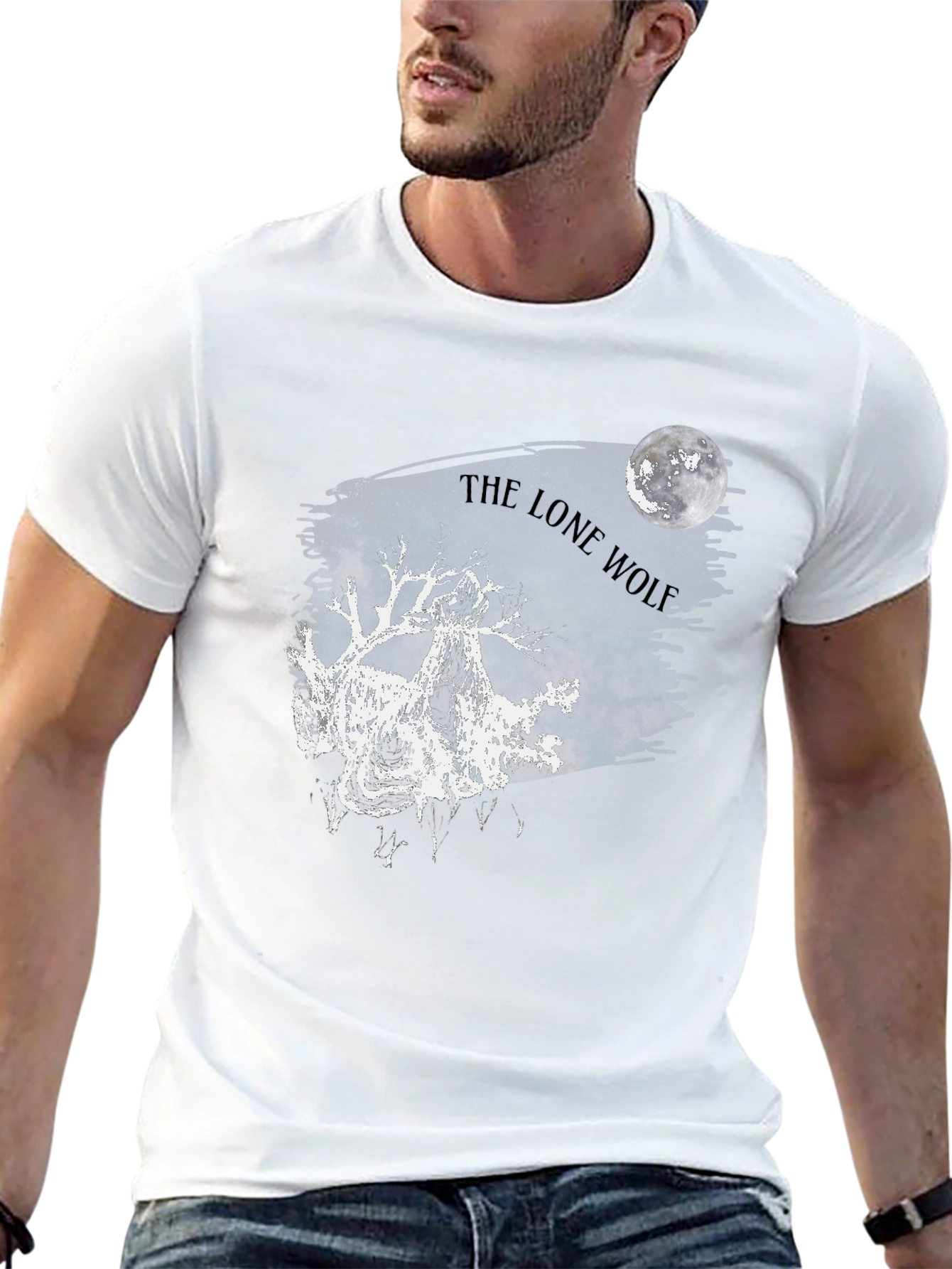 The Lone Wolf Moon Graphic Tee