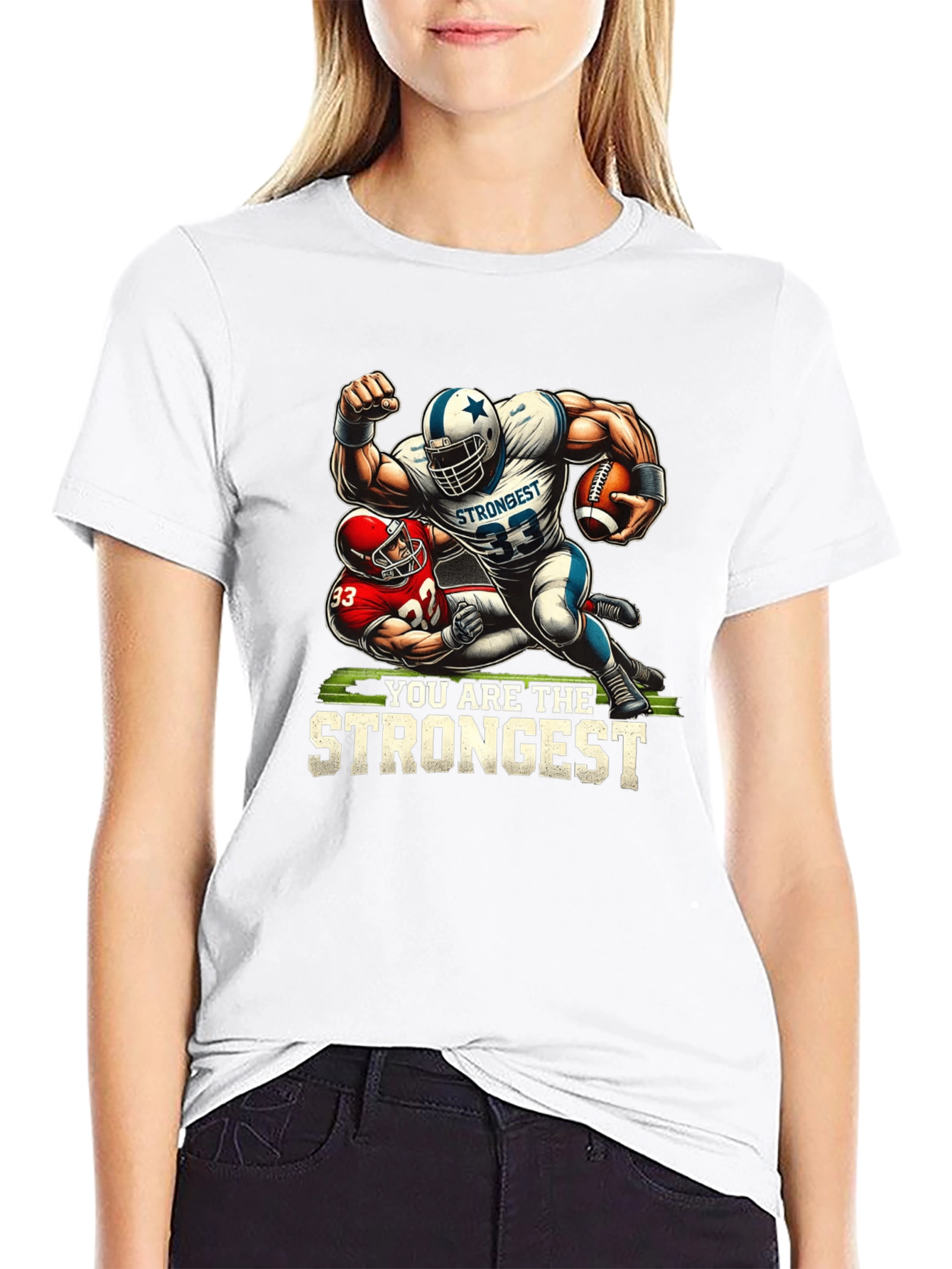 Strongest Football Graphic Tee