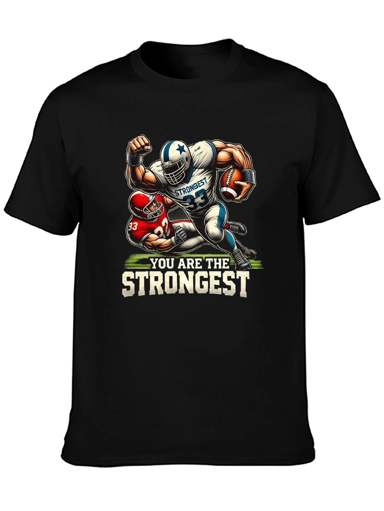 Strongest Football Graphic Tee