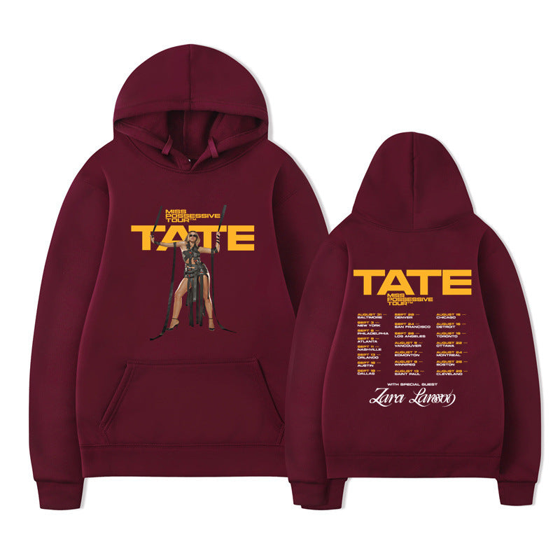 Tate McRae Miss Possessive World Tour hoodie Unisex