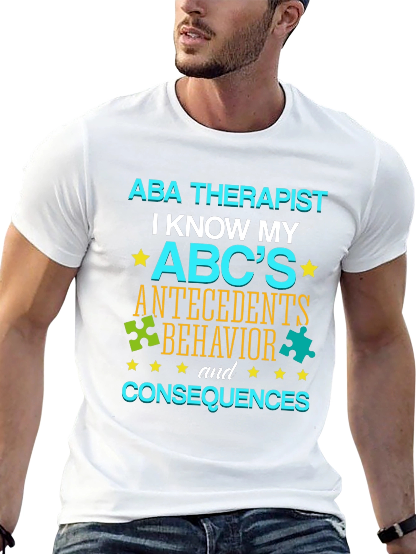 ABA Therapist ABCs T-Shirt - Autism Awareness