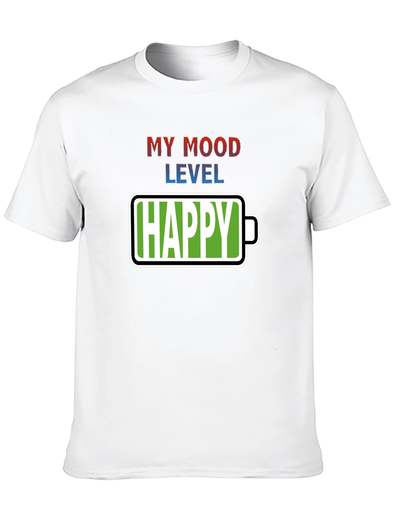 My Mood Level Happy Graphic Tee