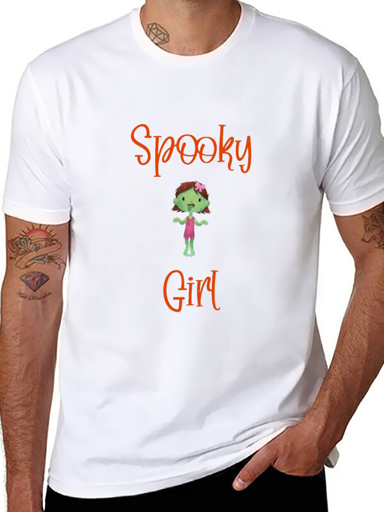 Spooky Girl T-Shirt - Halloween Fun