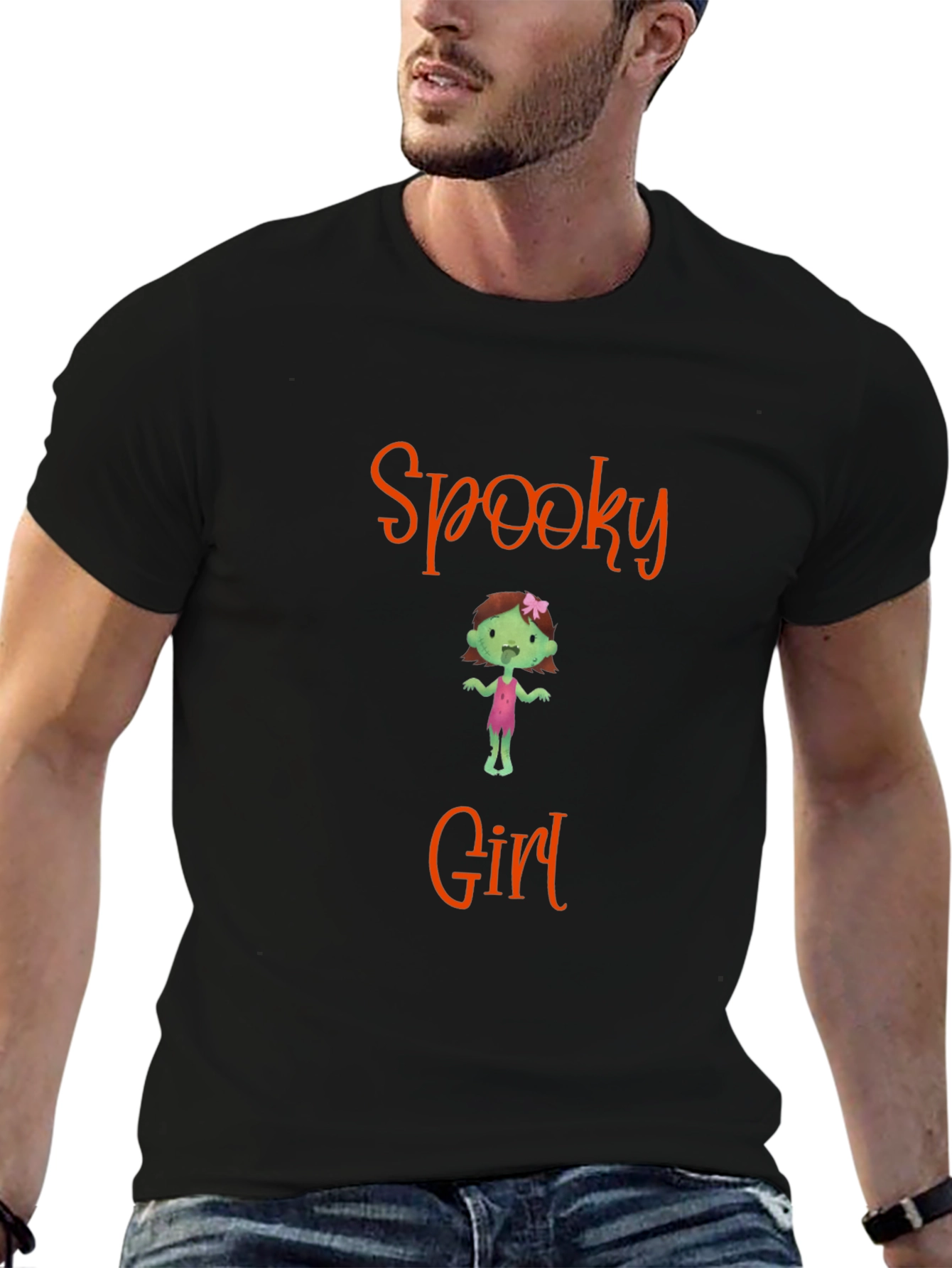 Spooky Girl T-Shirt - Halloween Fun