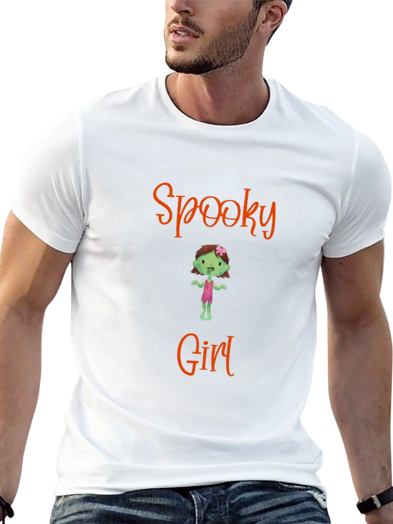 Spooky Girl T-Shirt - Halloween Fun
