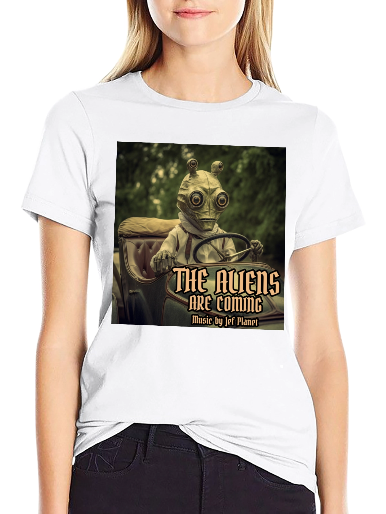 The Aliens are Coming Graphic T-Shirt