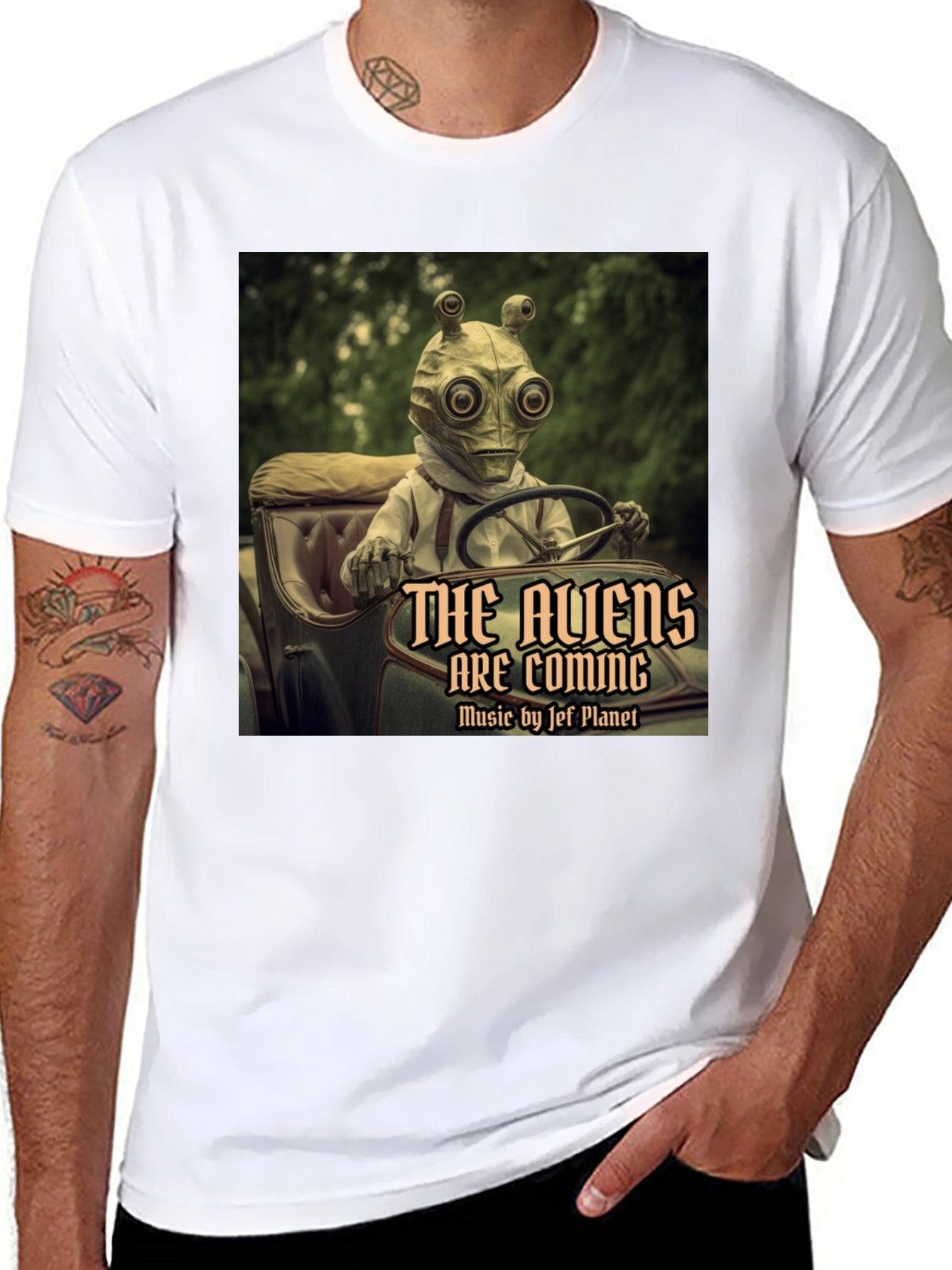 The Aliens are Coming Graphic T-Shirt