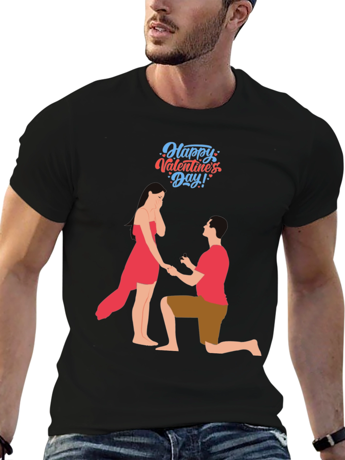 Valentines Proposal Graphic Tee