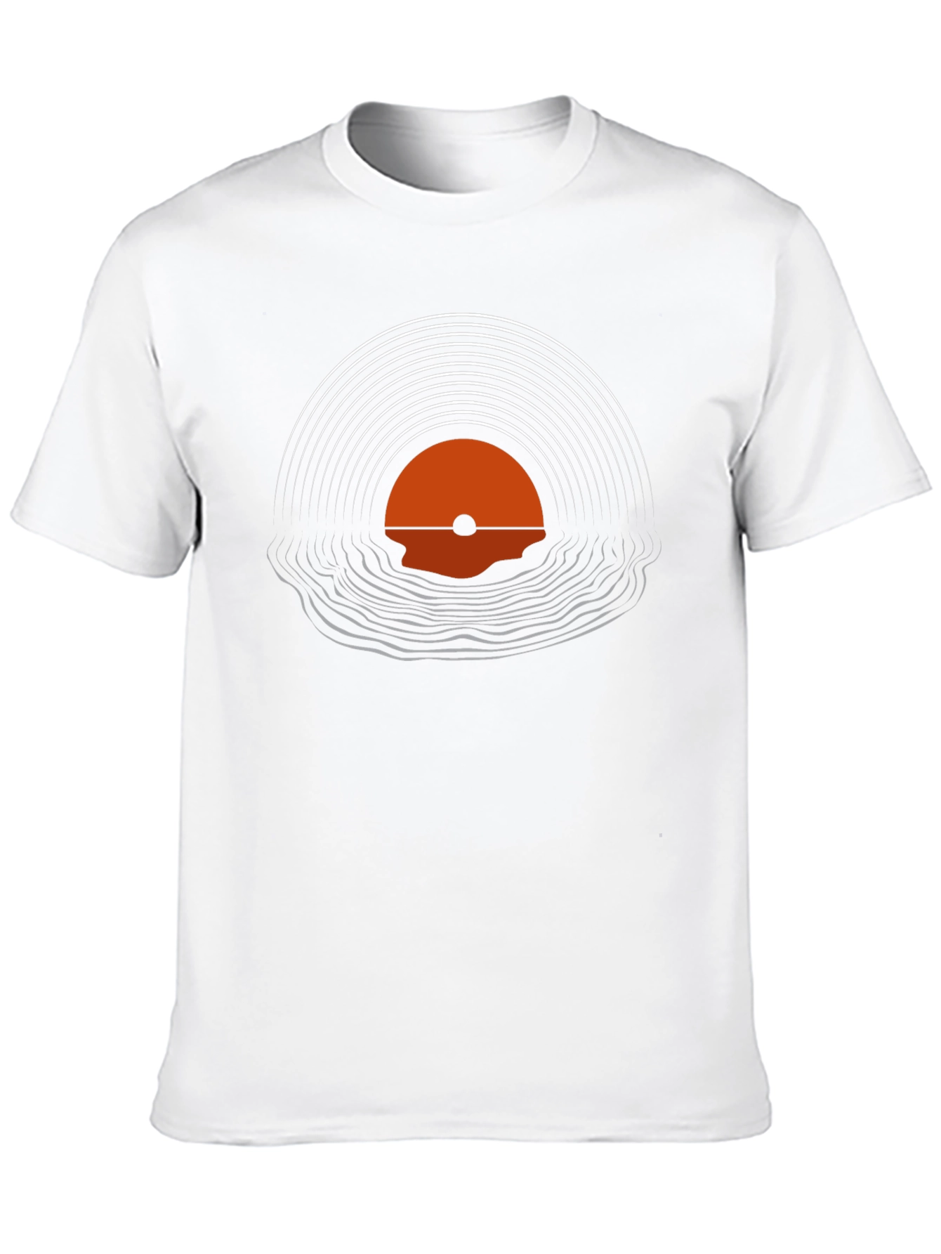 Retro Sunset Vinyl Record Graphic Tee