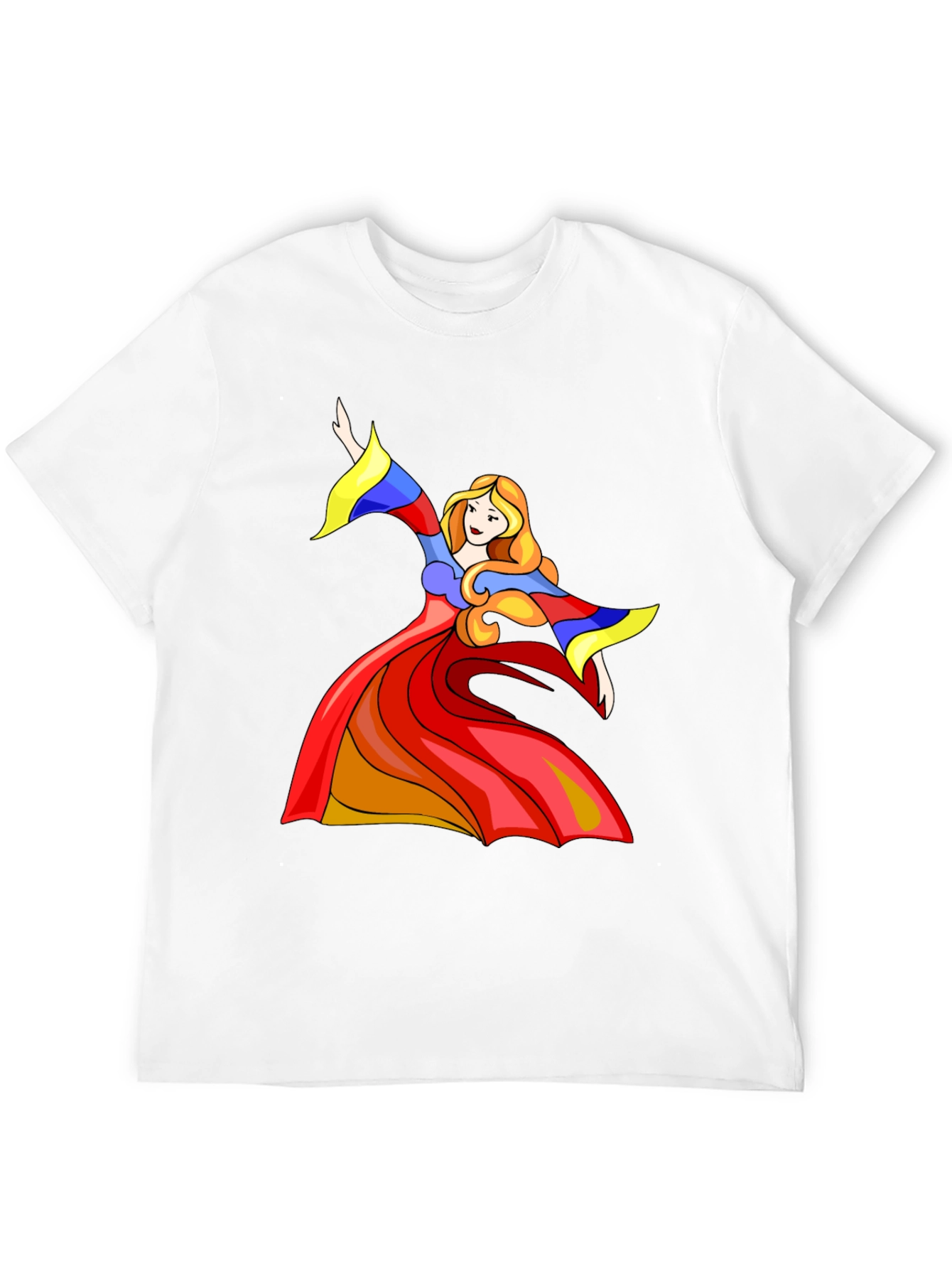 Woman Dancer Graphic Tee - Stylish Black T-Shirt
