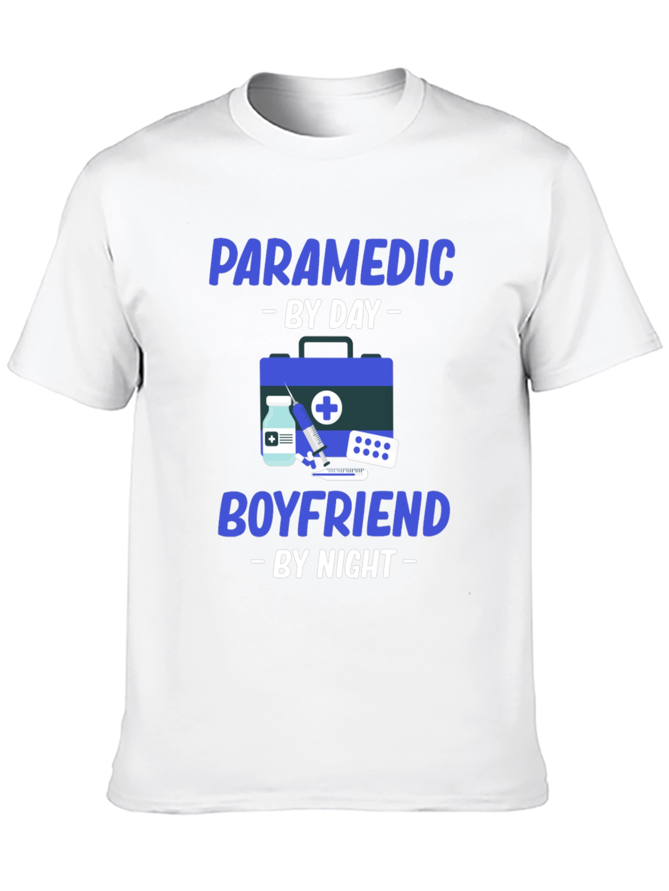 Paramedic By Day Boyfriend By Night Graphic Tee