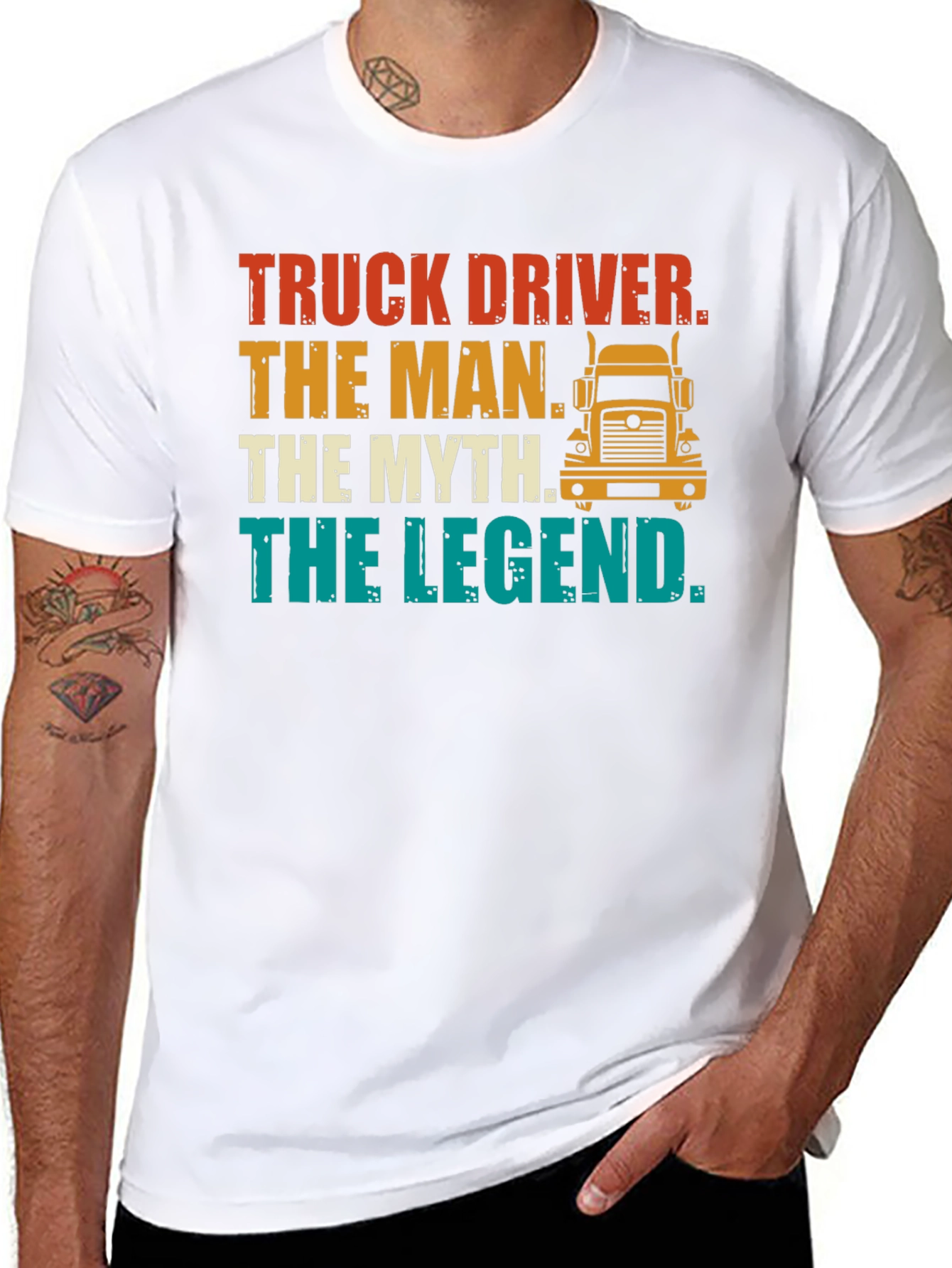 Truck Driver The Man The Myth The Legend T-Shirt