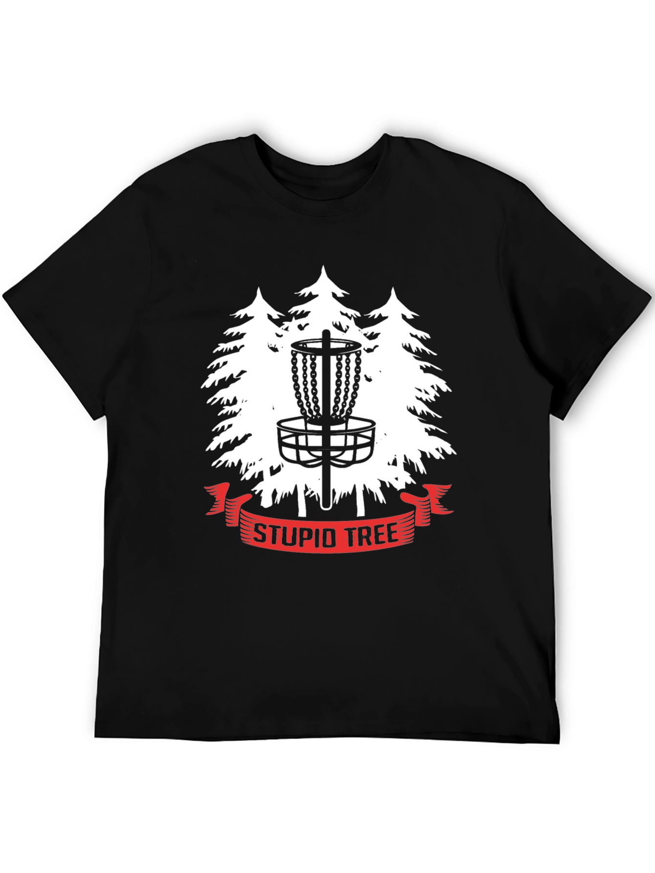 Stupid Tree Disc Golf Graphic T-Shirt