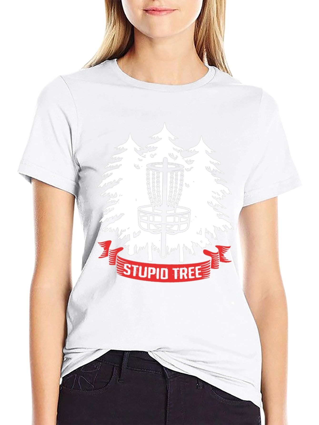 Stupid Tree Disc Golf Graphic T-Shirt