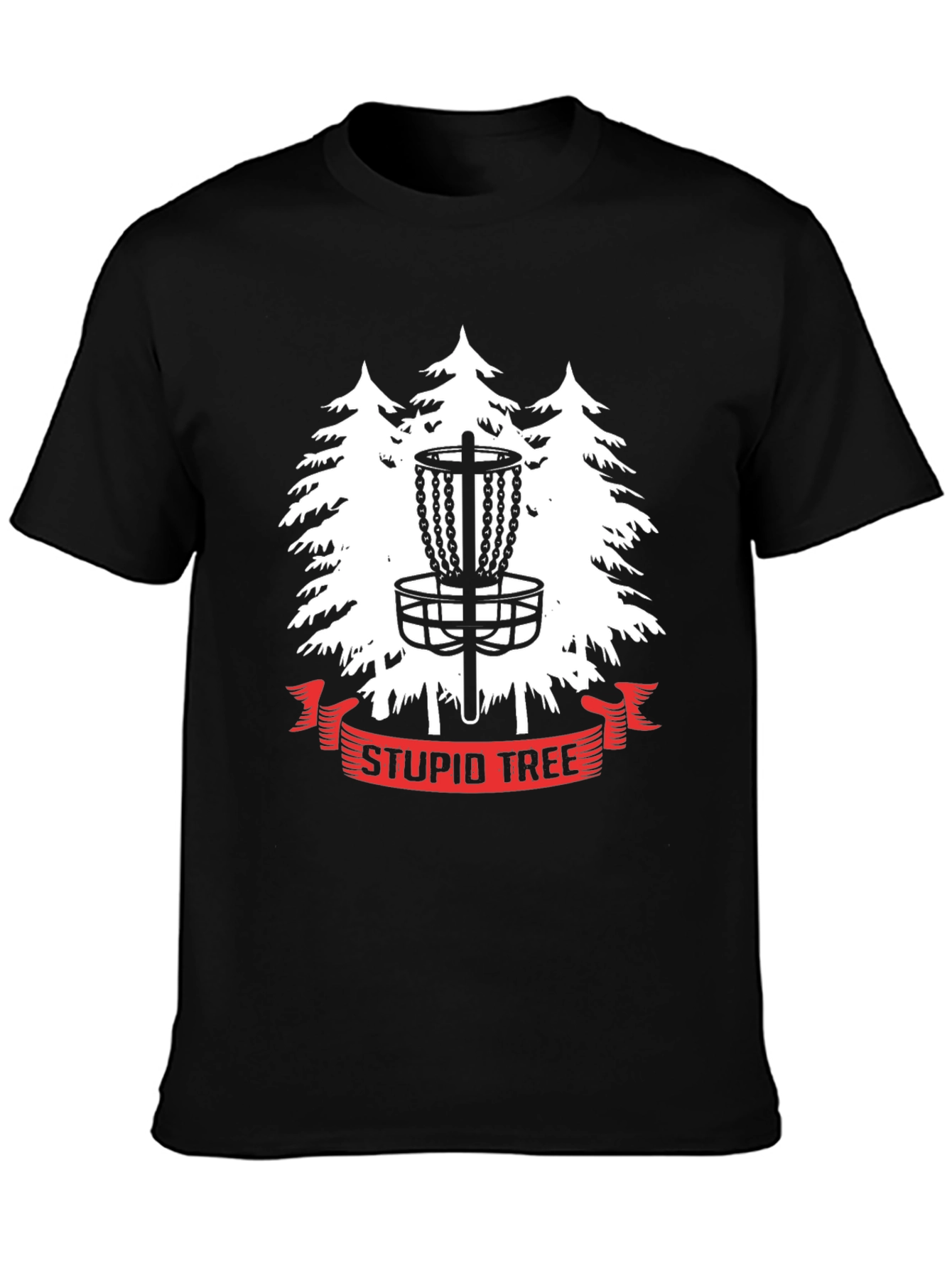 Stupid Tree Disc Golf Graphic T-Shirt