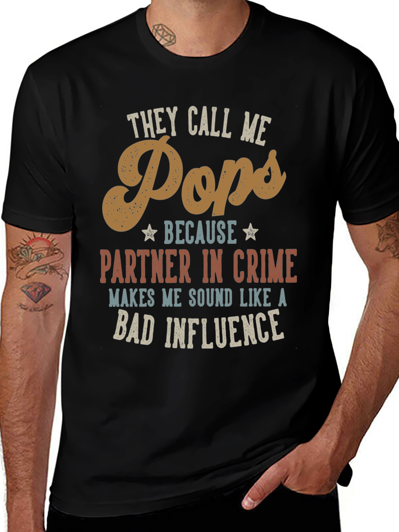 They Call Me Pops Funny Dad T-Shirt