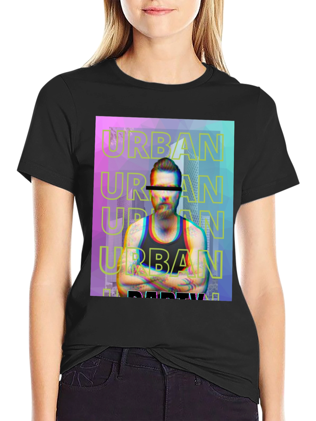 Urban Daddy Graphic Tee - Mens Black T-Shirt