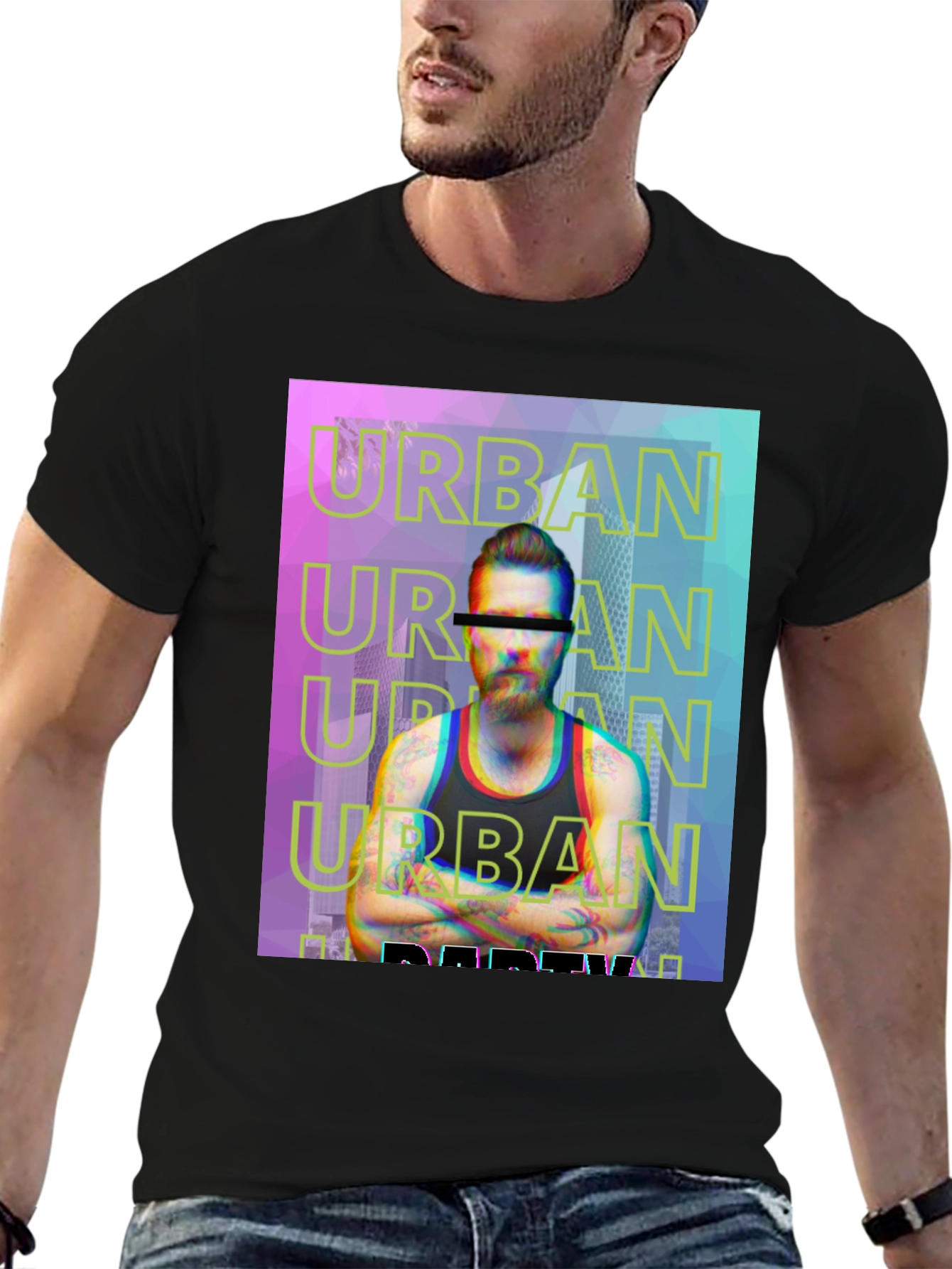 Urban Daddy Graphic Tee - Mens Black T-Shirt