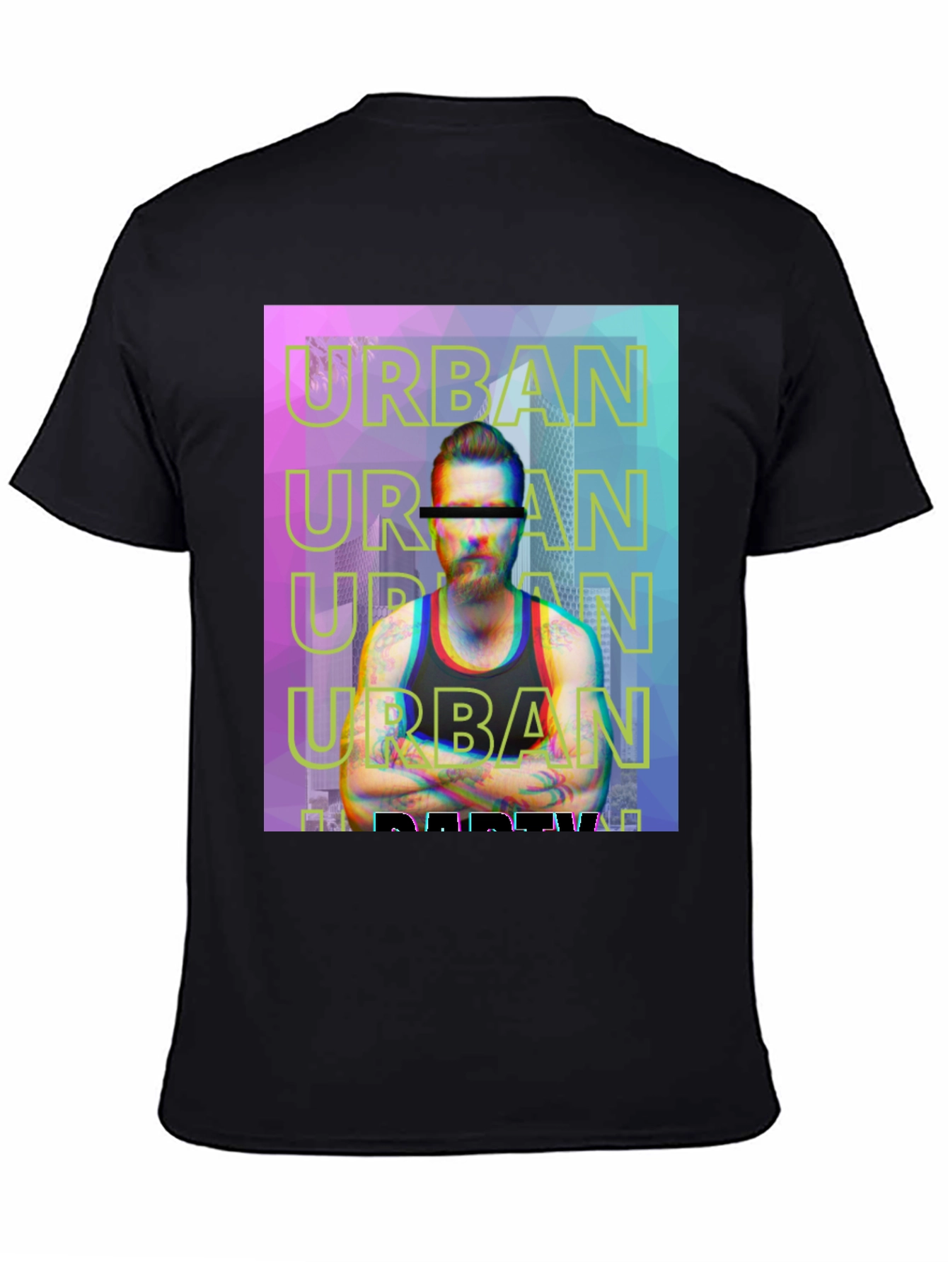 Urban Daddy Graphic Tee - Mens Black T-Shirt