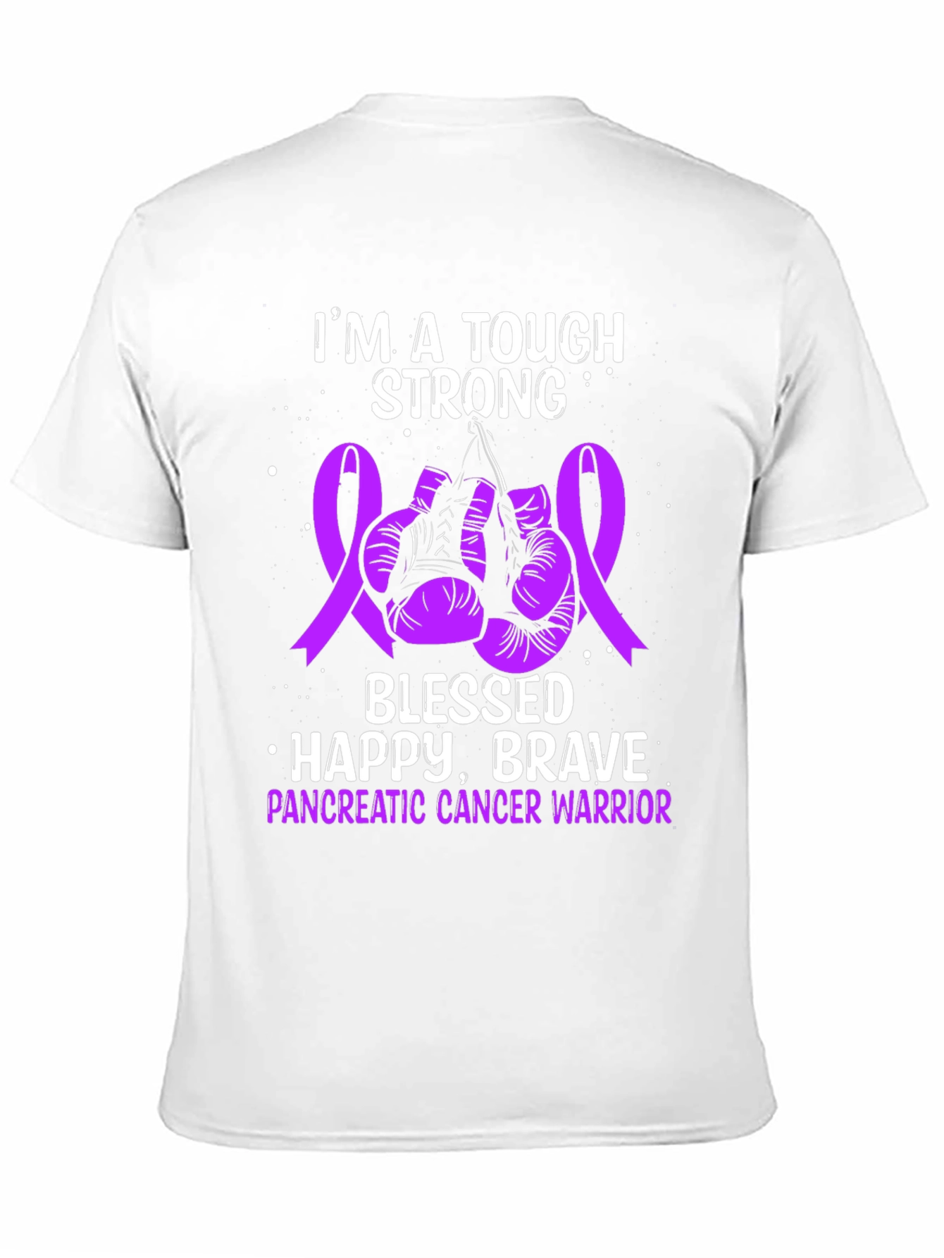 Tough Strong Pancreatic Cancer Warrior T-Shirt