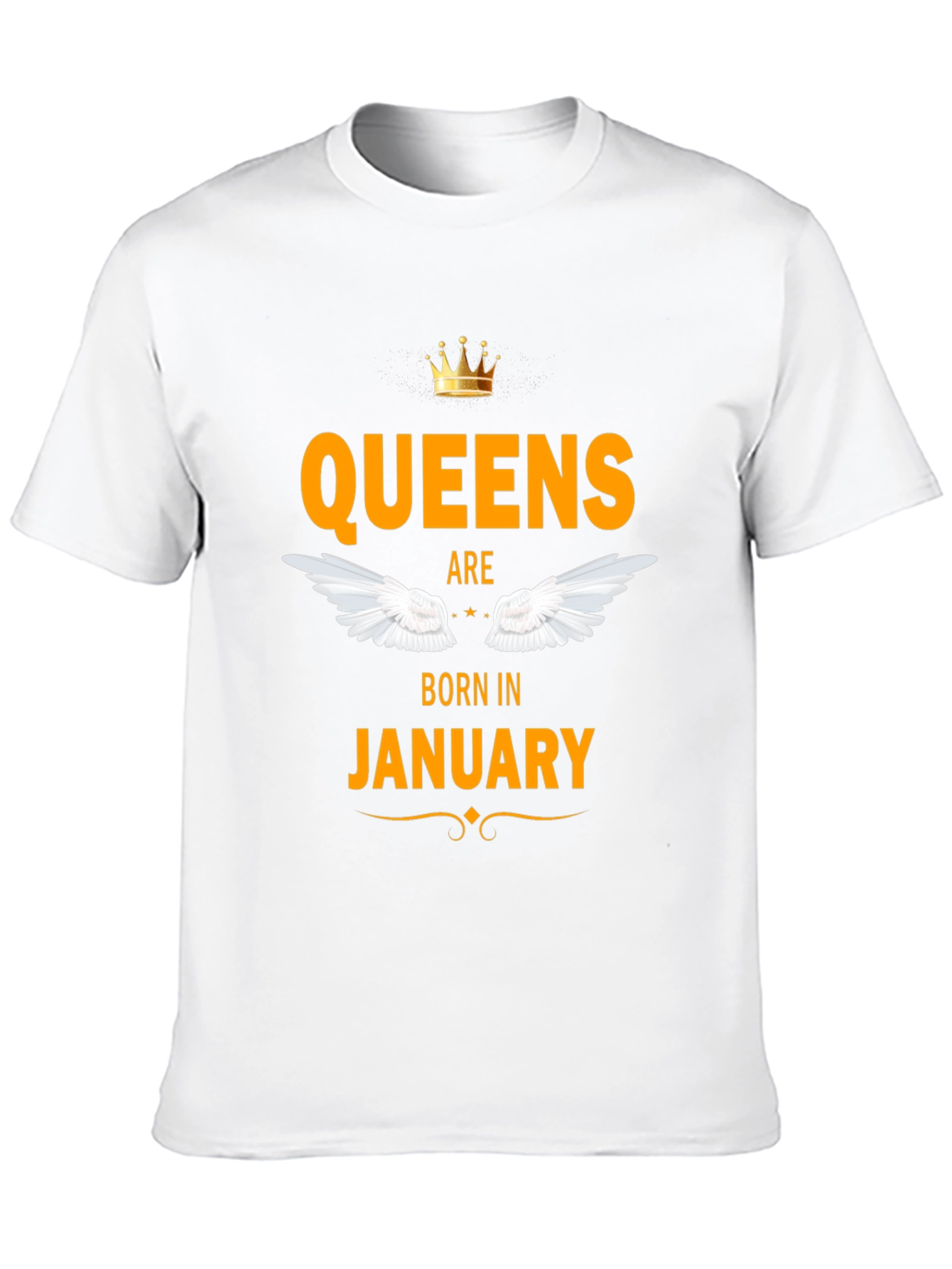 Queens Are Born In January T-Shirt