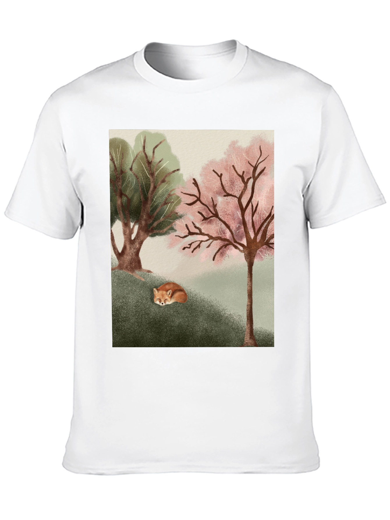 Nature Fox Graphic Tee - Unisex Soft Cotton Shirt