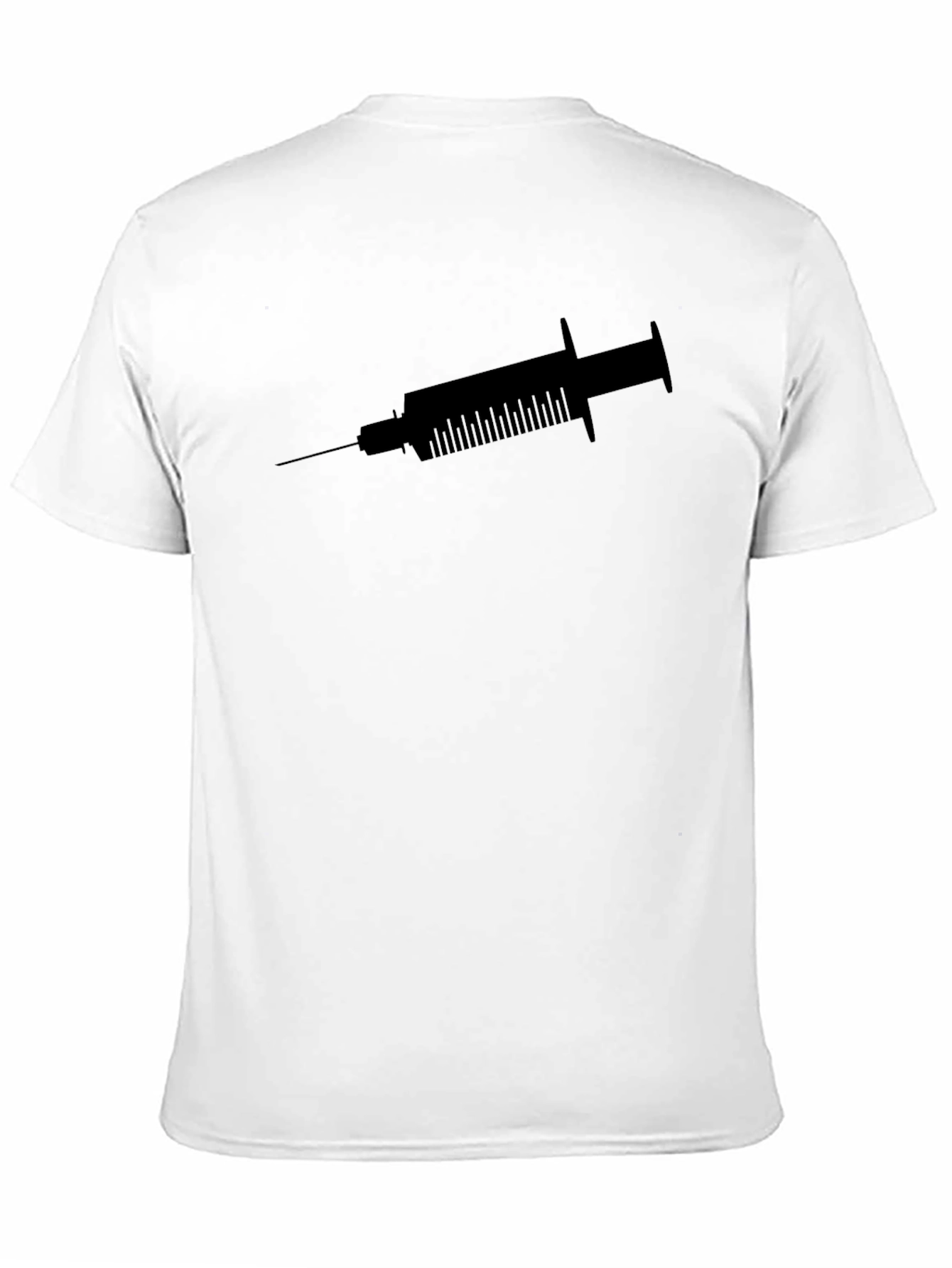 Syringe Graphic T-Shirt - Bold Black Tee