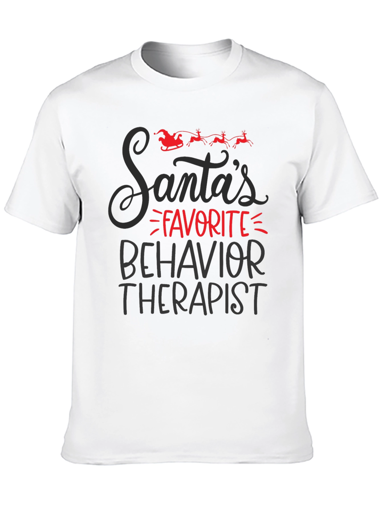 Santas Favorite Behavior Therapist T-Shirt