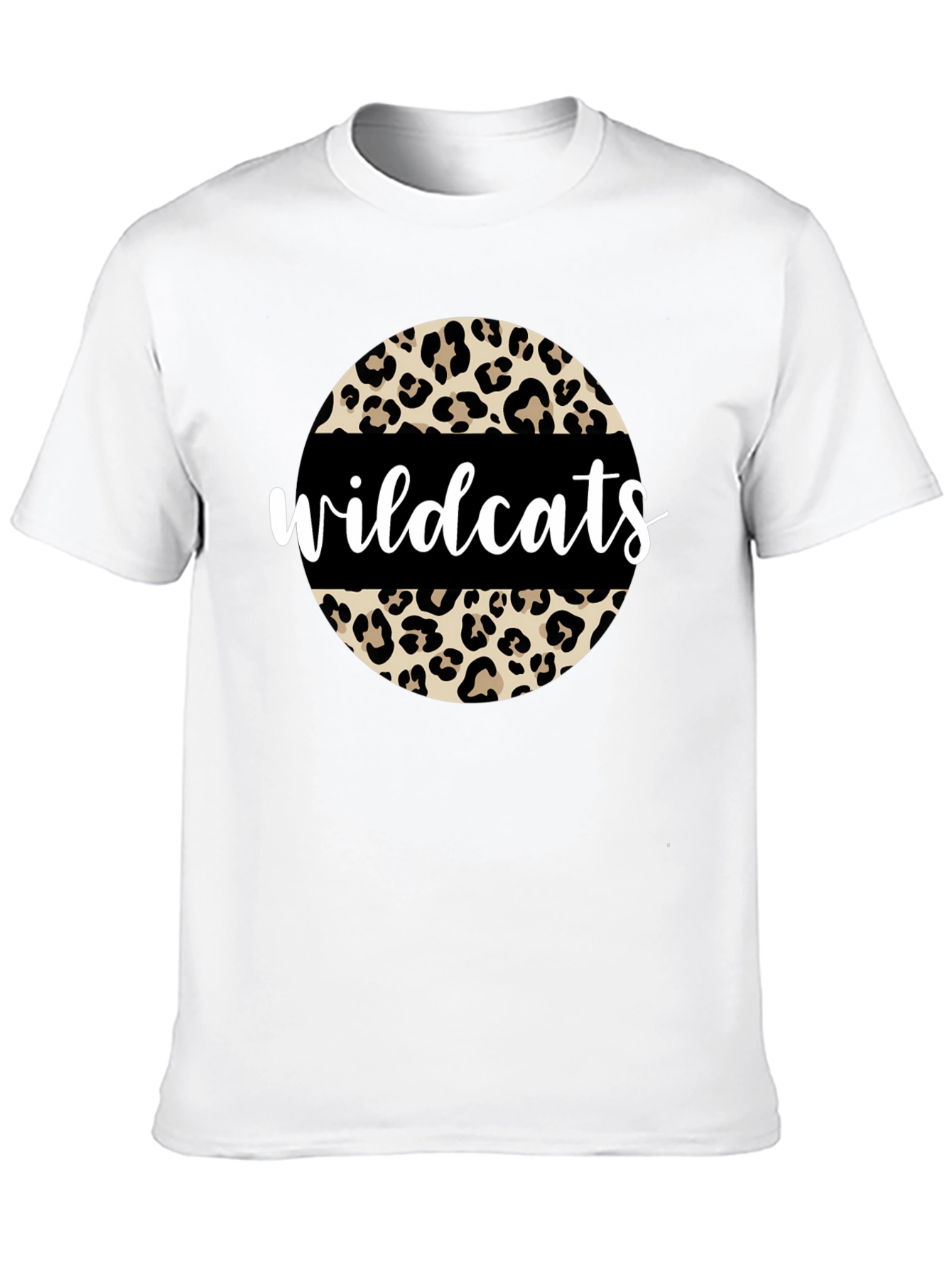 Wildcats Leopard Print Graphic T-Shirt