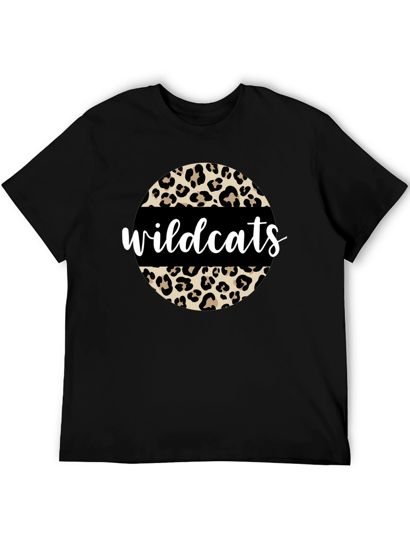 Wildcats Leopard Print Graphic T-Shirt