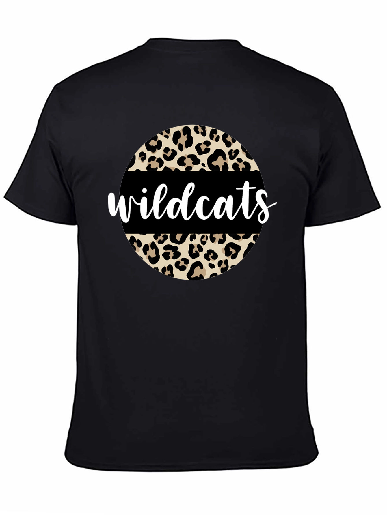 Wildcats Leopard Print Graphic T-Shirt